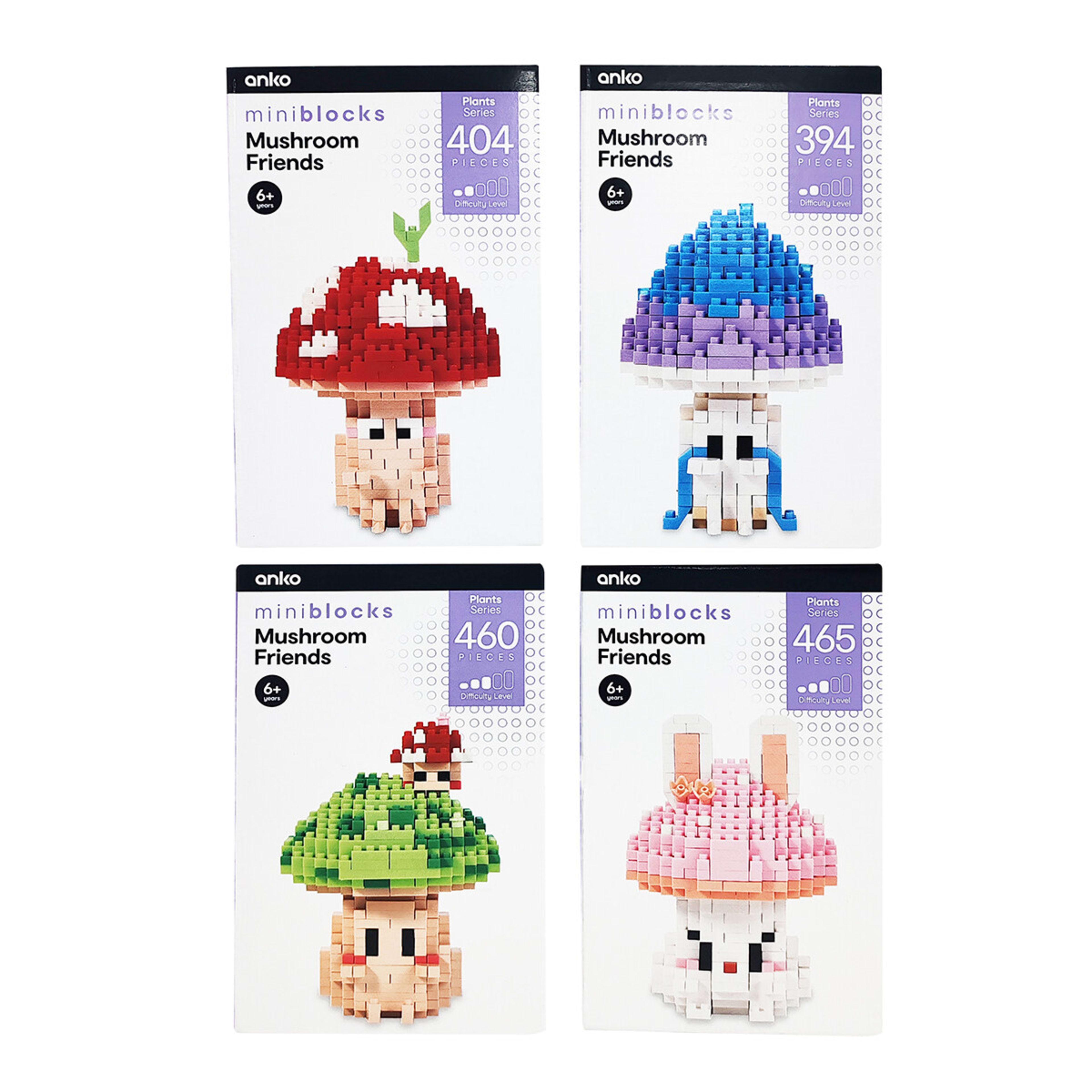 1 Mini Blocks Plant Series Mushroom Friends Playset - Assorted, 1 of 9