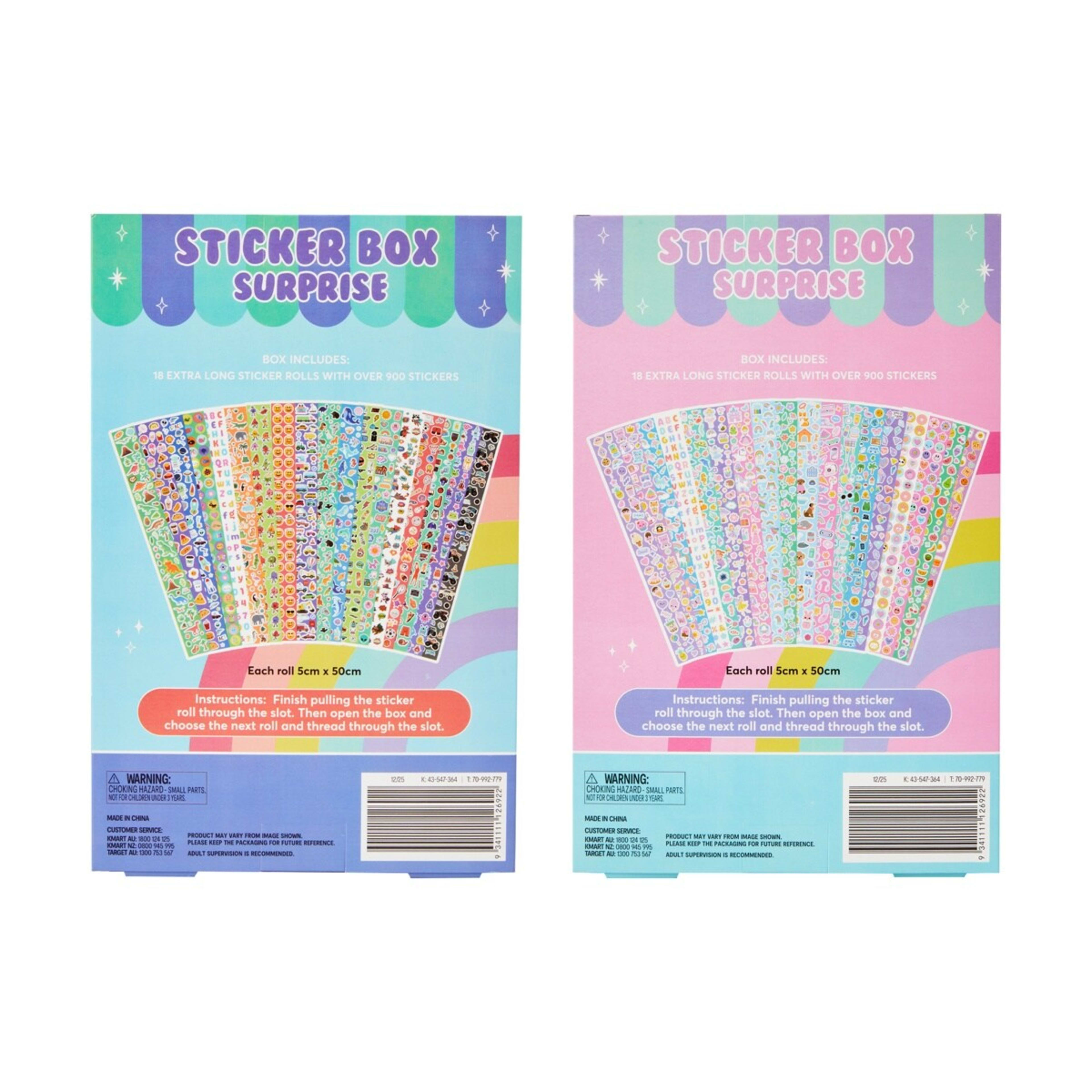 6 Sticker Box Surprise - Assorted, 6 of 6