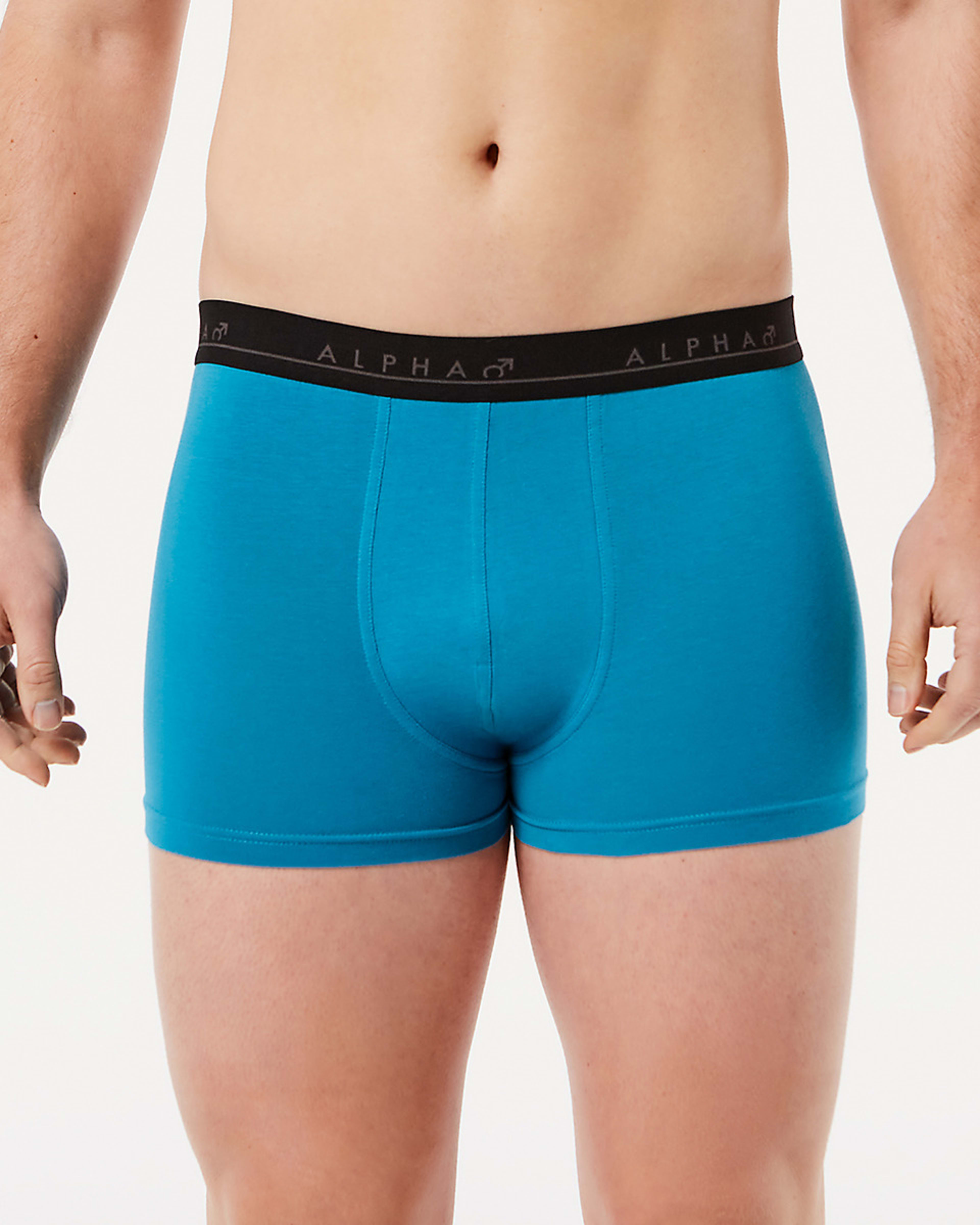 6 5 Pack Plain Trunks TURQUOISE BLUE, 6 of 10