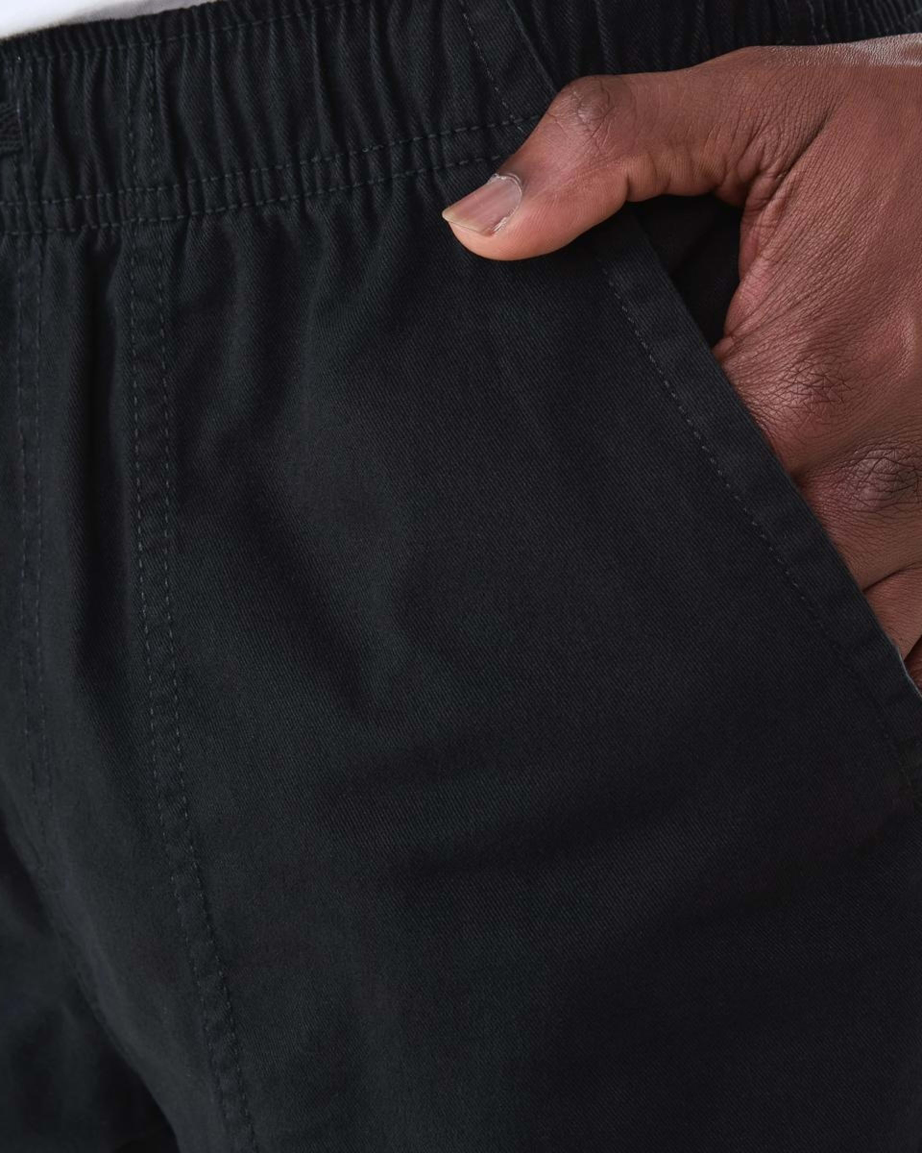 4 Washed Volley Shorts BLACK, 4 of 6