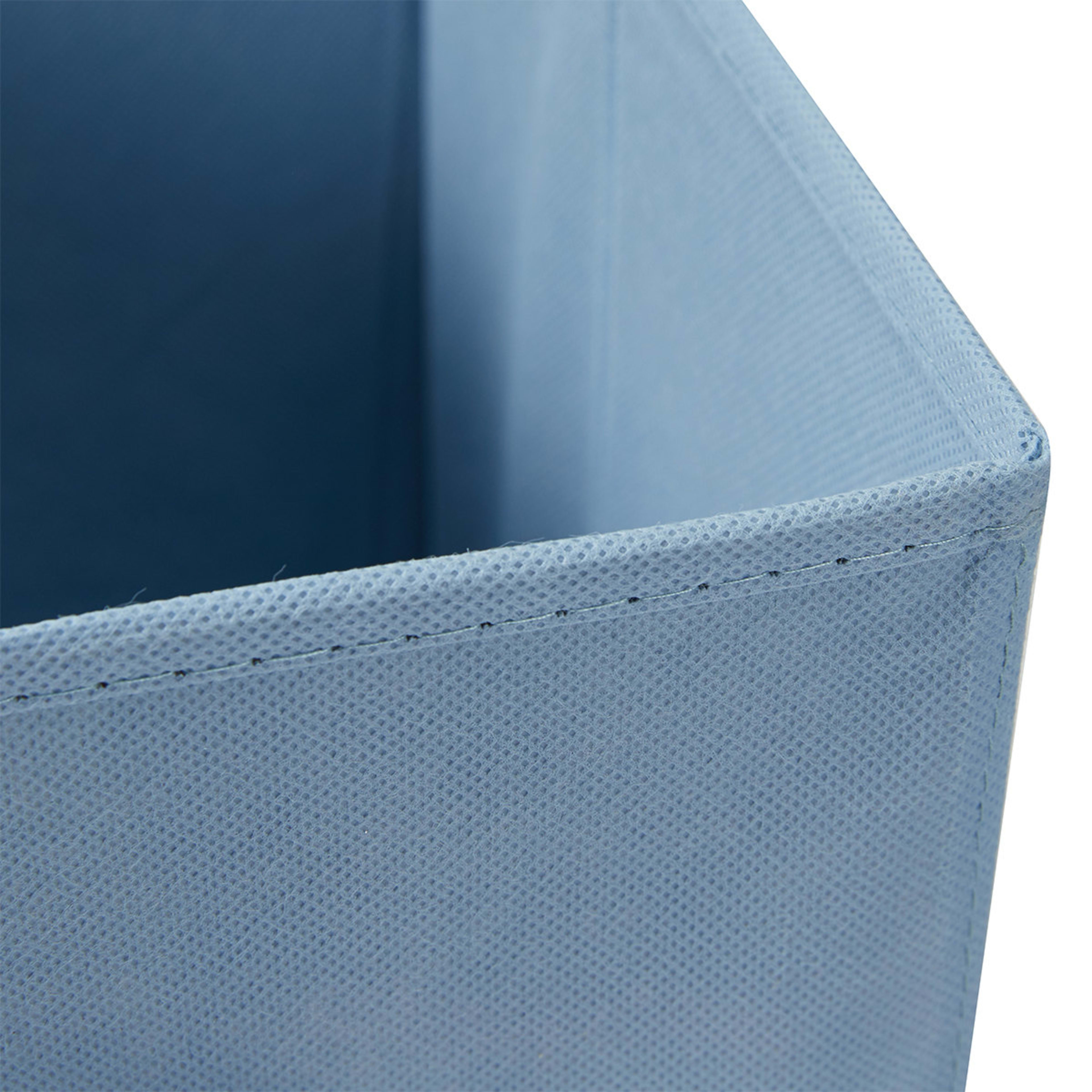 2 Pack Collapsible Storage Cubes Blue Kmart