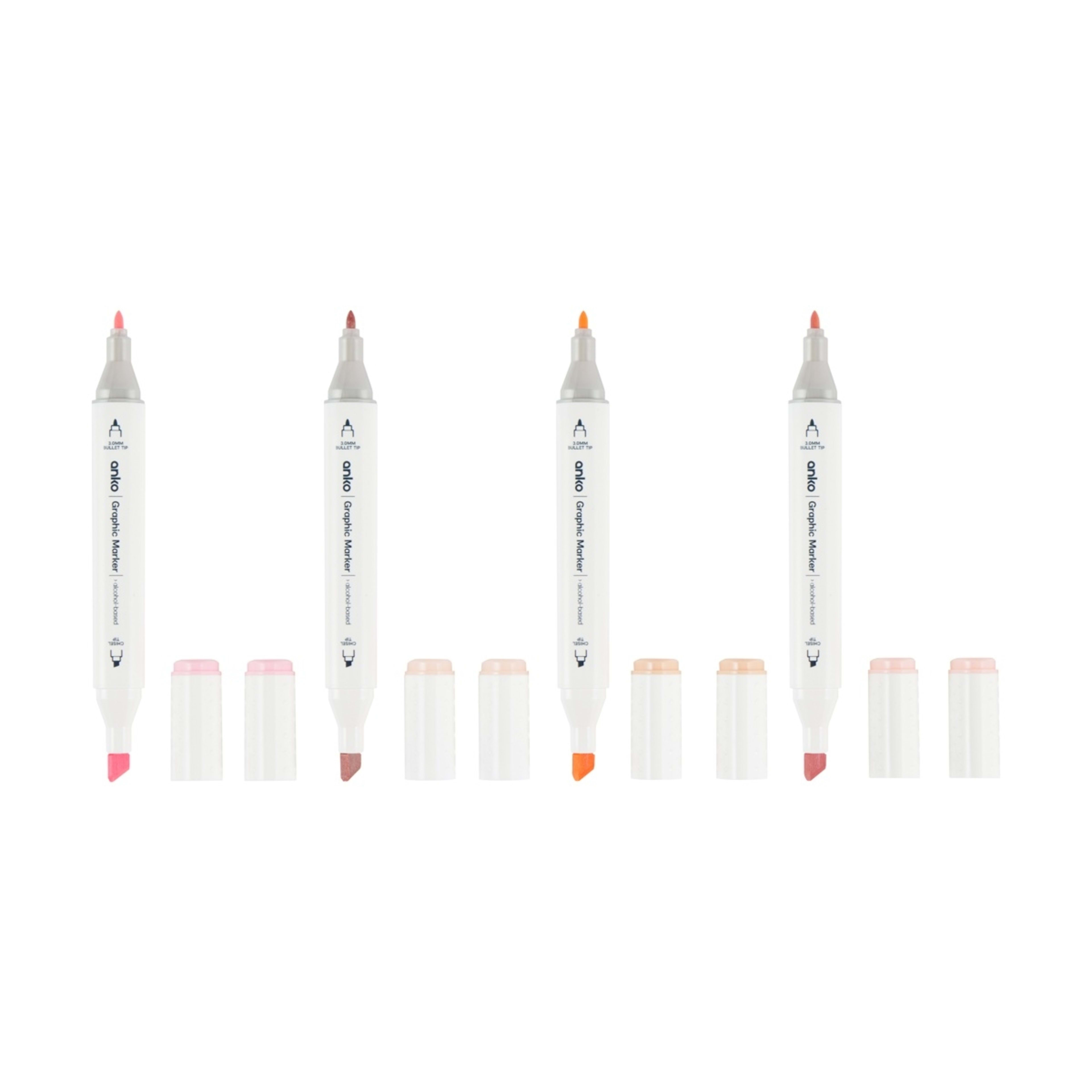 6 12 Pack Dual Tip Graphic Markers - Pastel, 6 of 8