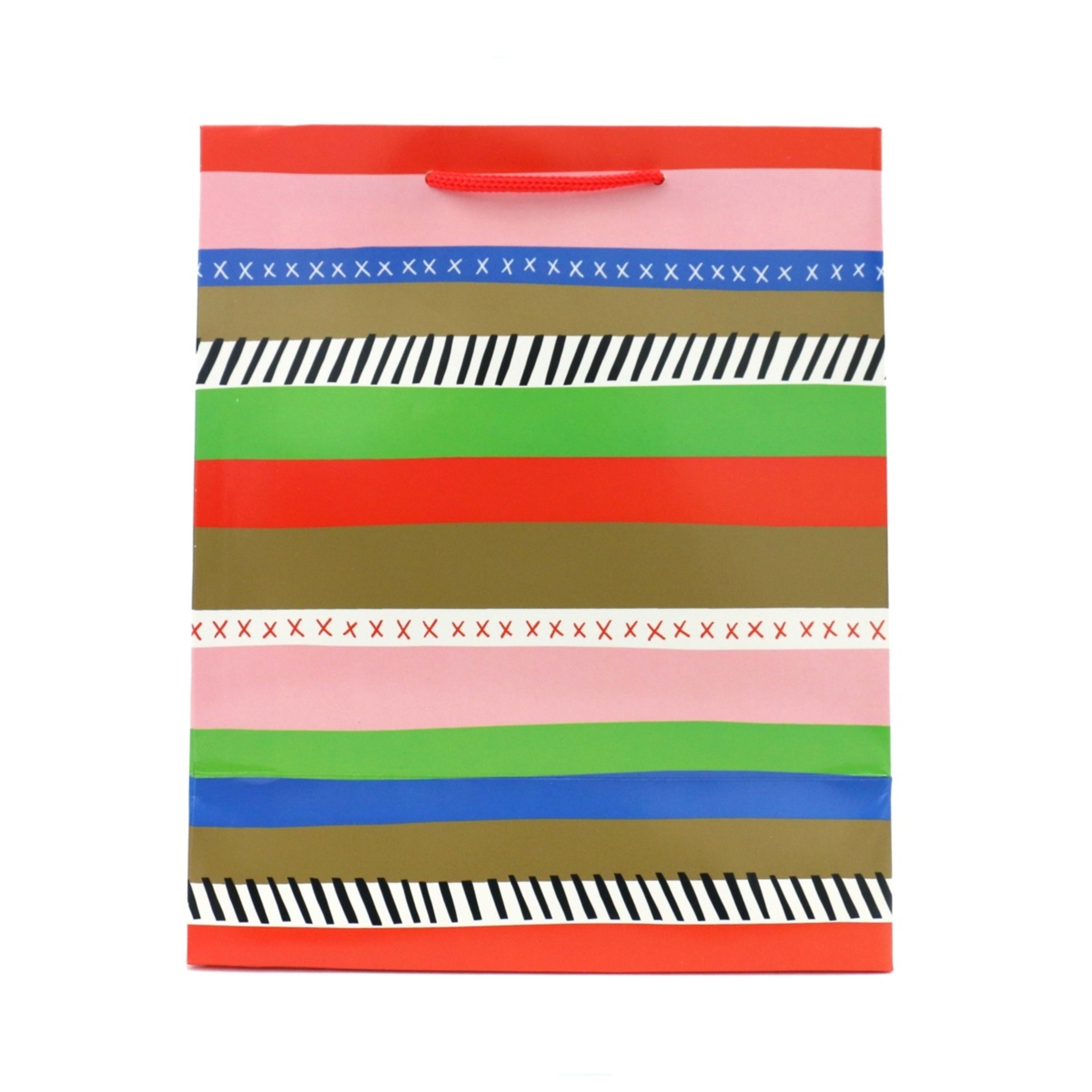 1 Hallmark Jolly and Bright Gift Bag - Medium