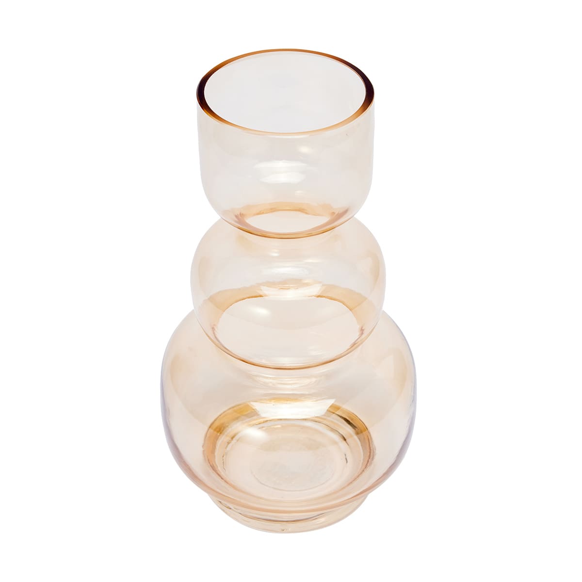 Amber Tiered Vase Kmart