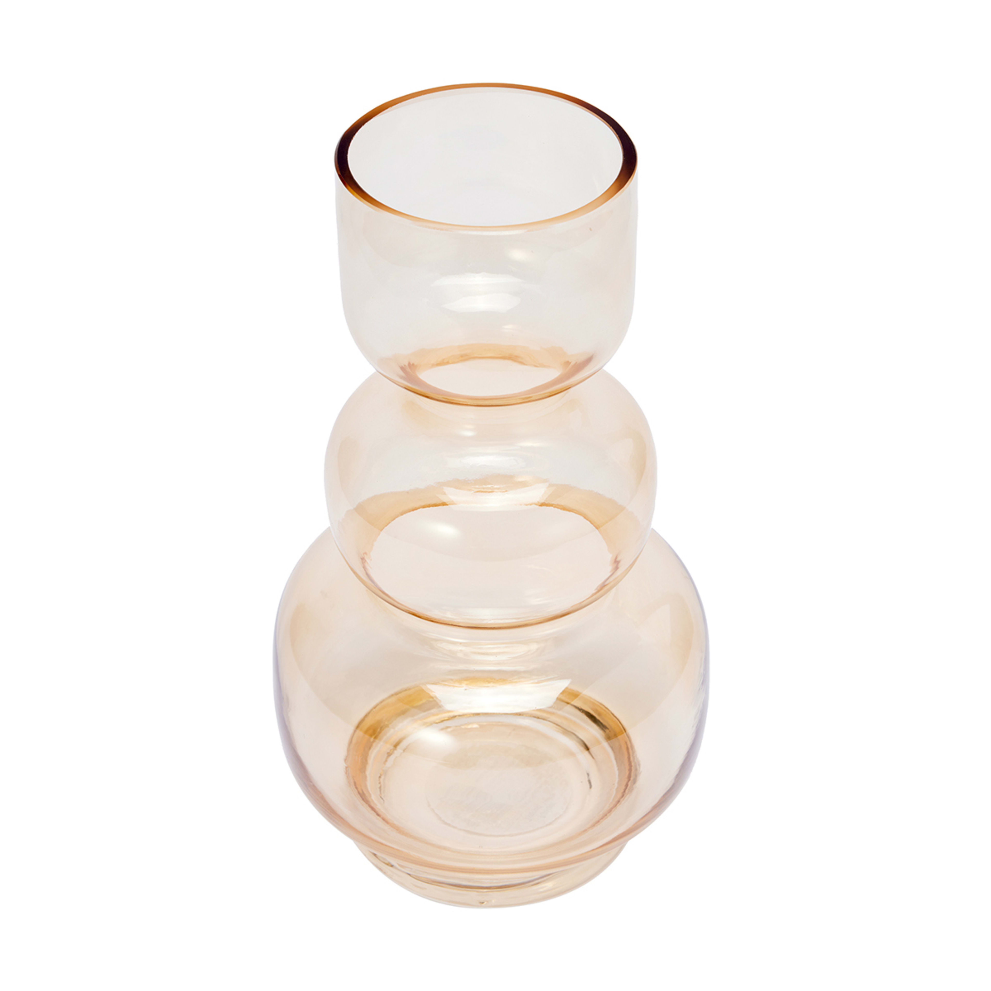 Amber Tiered Vase Kmart