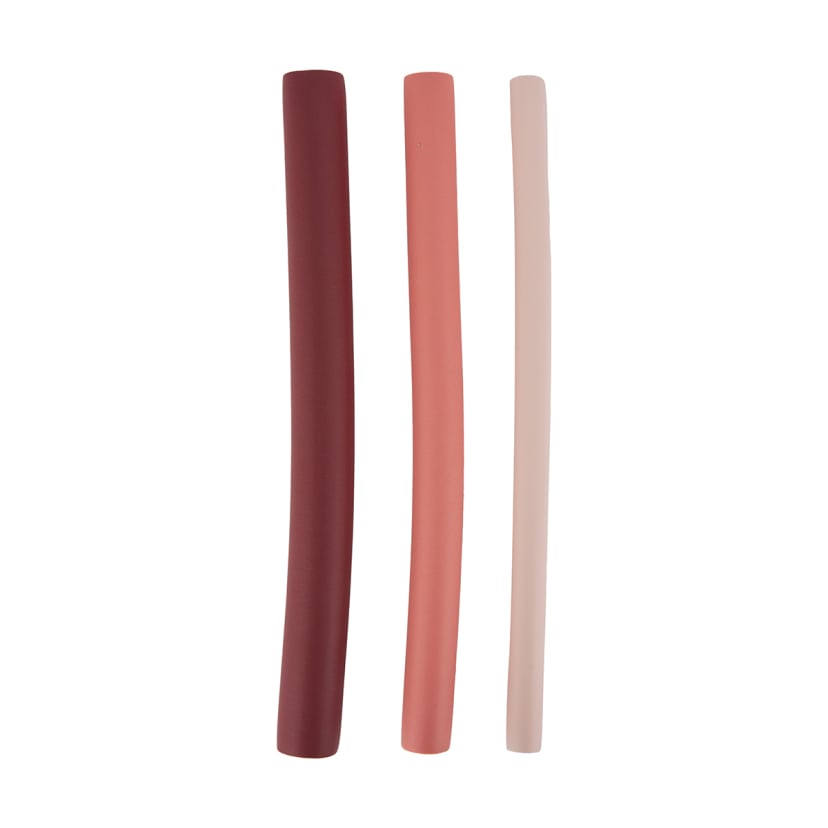 OXX Haircare 28 Piece Bendy Rollers Multi Twist Flex Curlers Pink Kmart