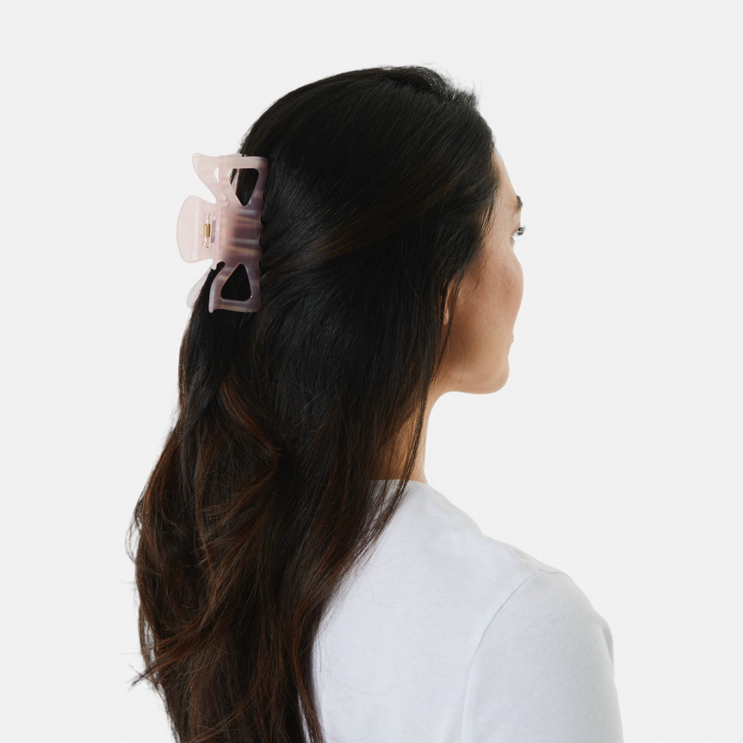 Blush Oversized Claw Hair Clip Kmart