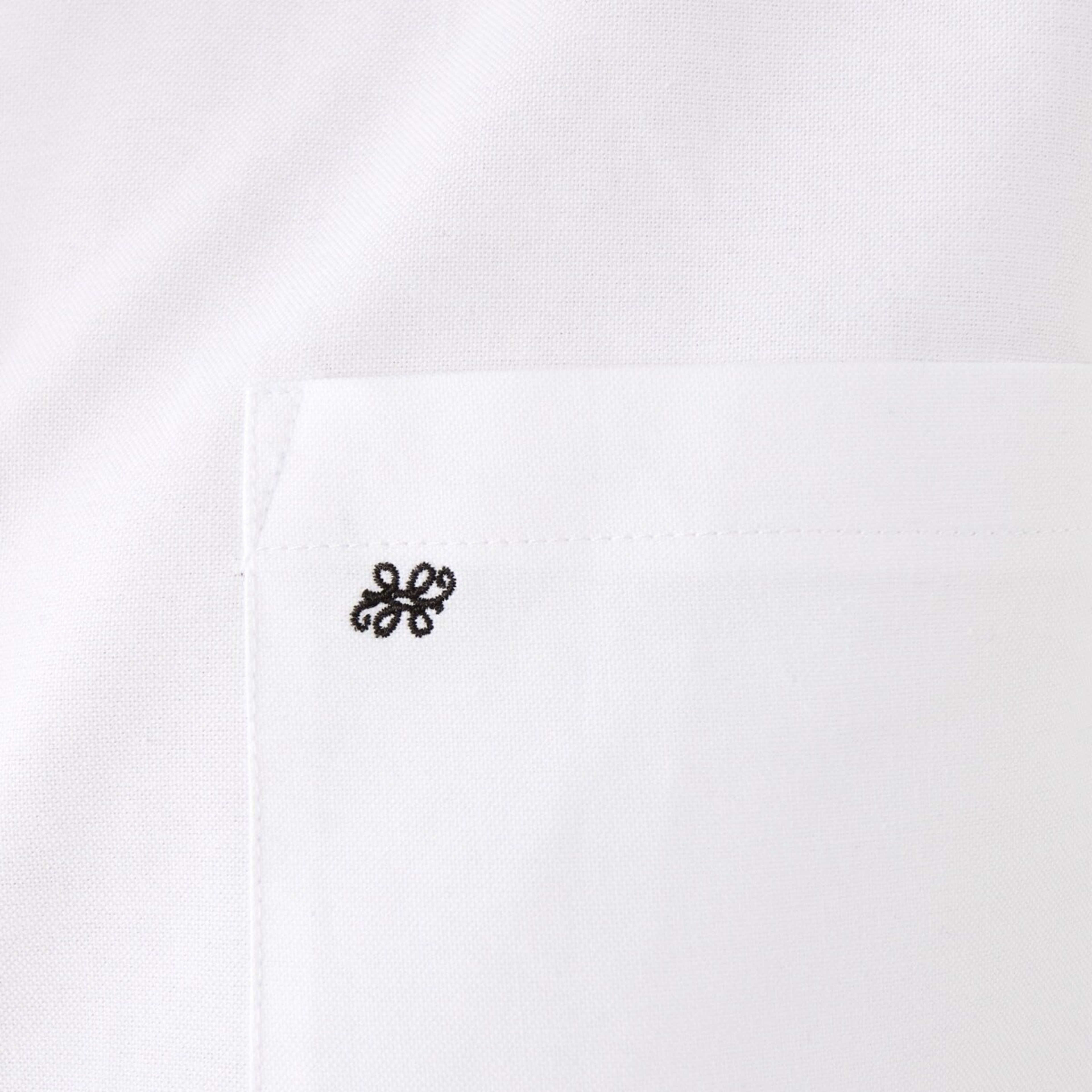 7 Long Sleeve Oxford Shirt White, 7 of 7