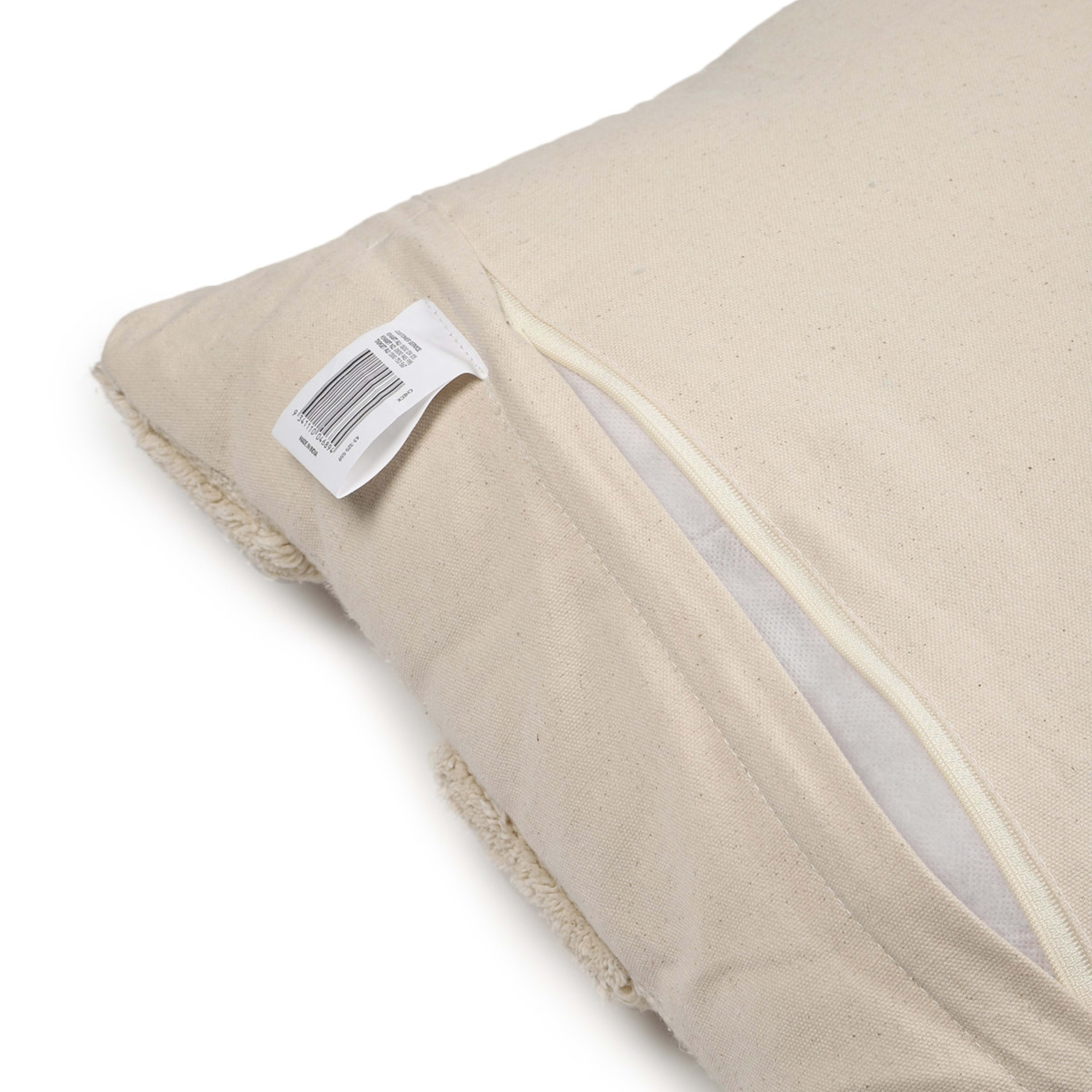 43cm Check Cushion Natural Kmart NZ