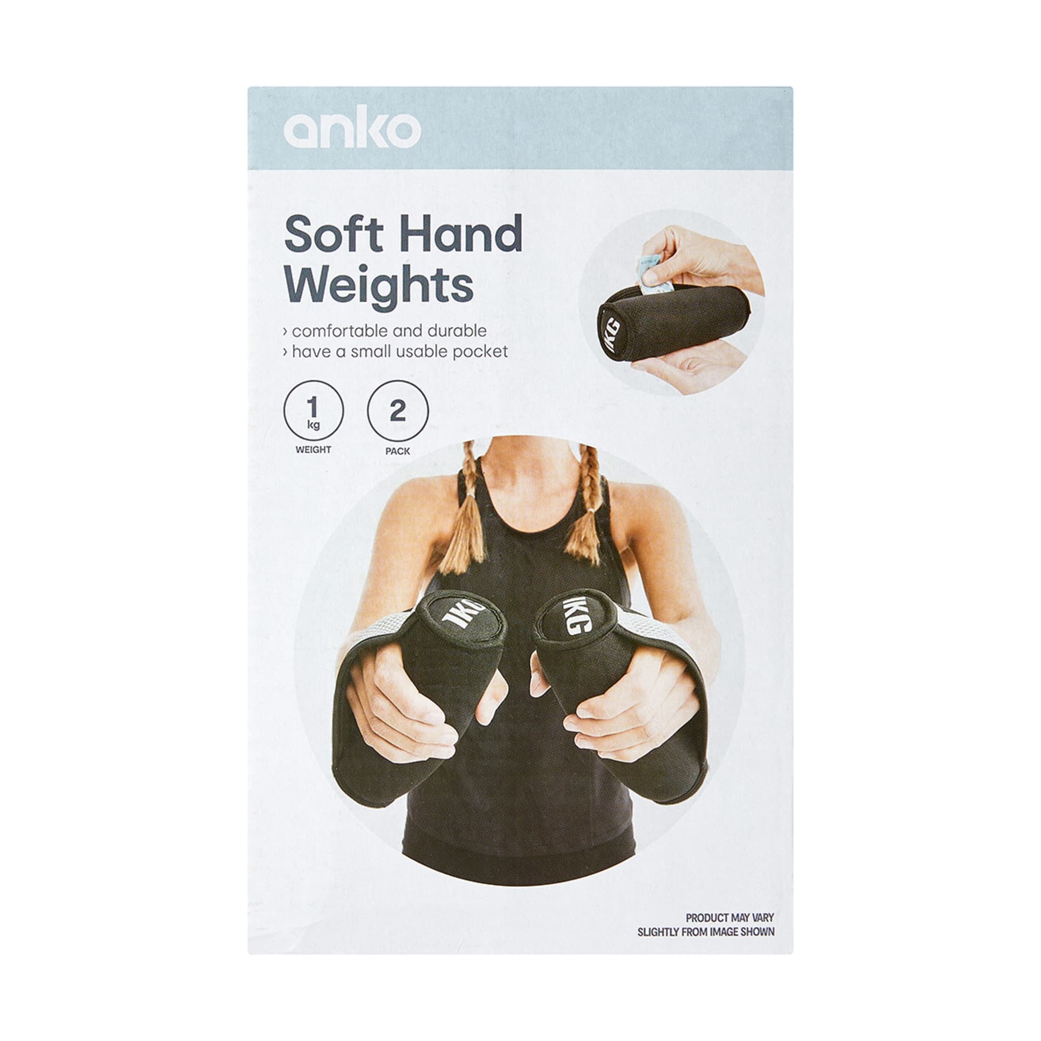2 Pack Soft Hand Weights Kmart