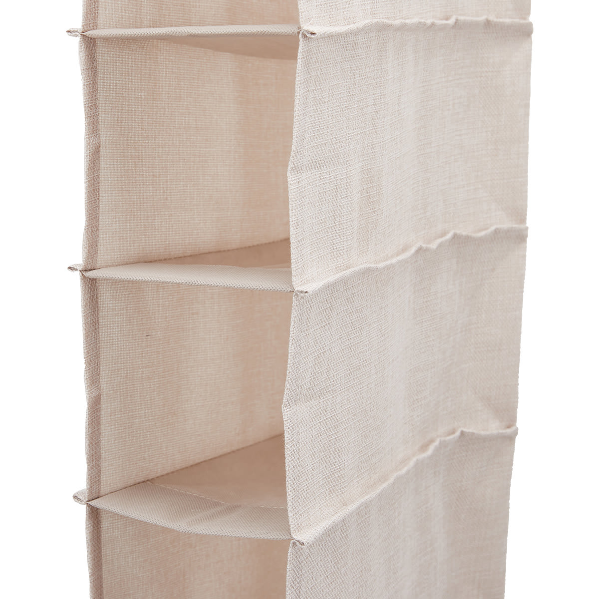 10 Shelf Linen Look Hanging Organiser Kmart NZ