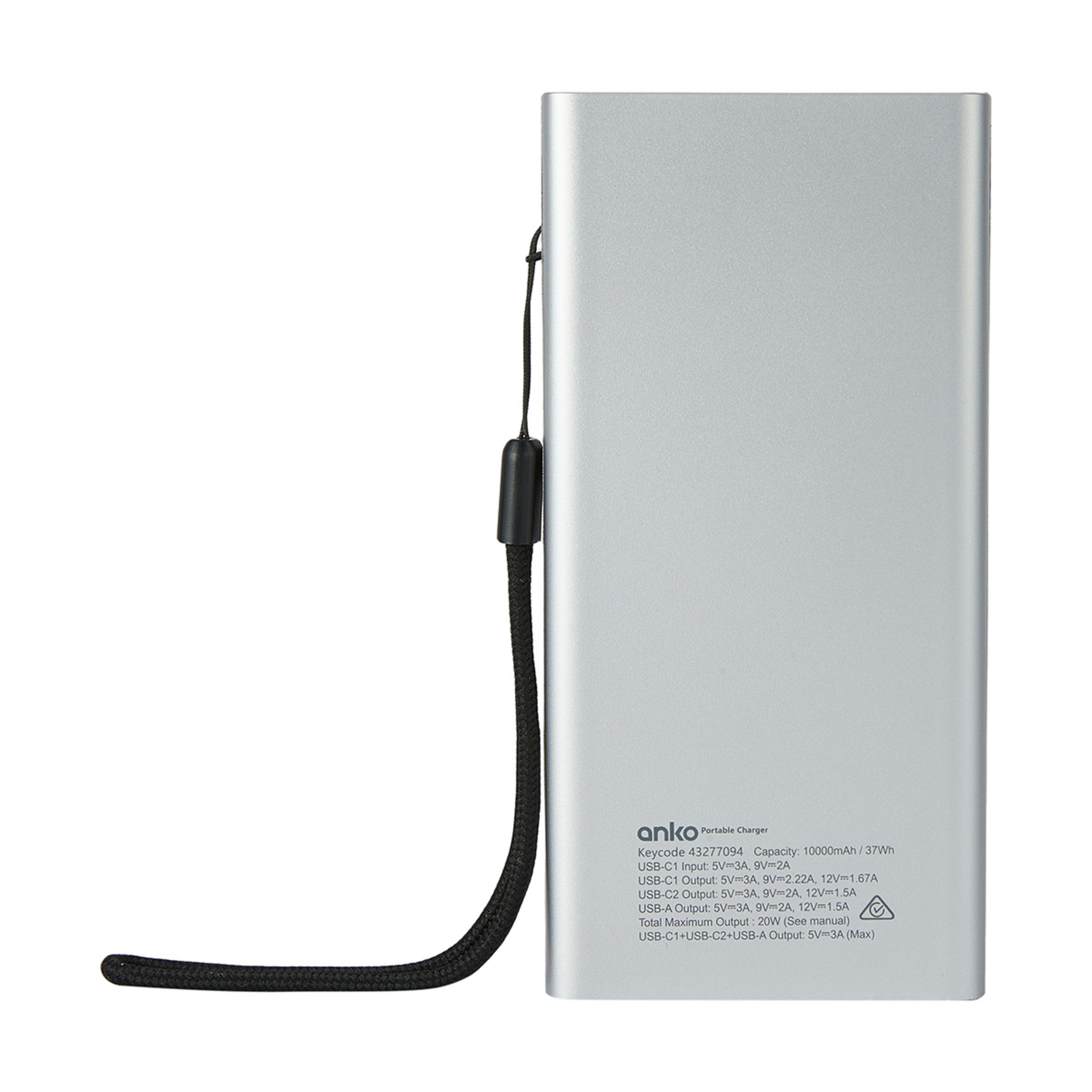 Portable Charger 10000mAh USBA and C 20W Kmart NZ
