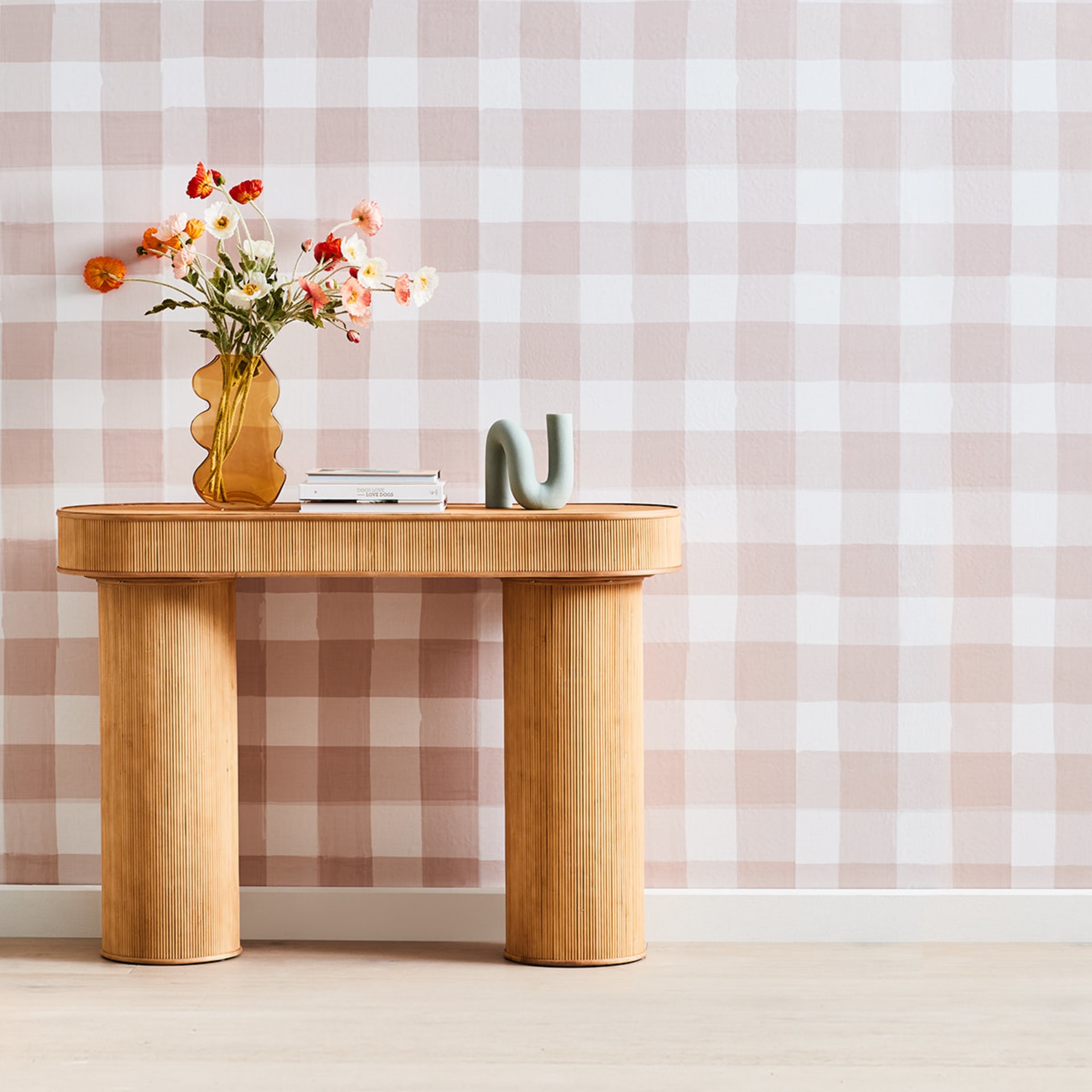 Self Adhesive Removable Wallpaper Gingham Kmart