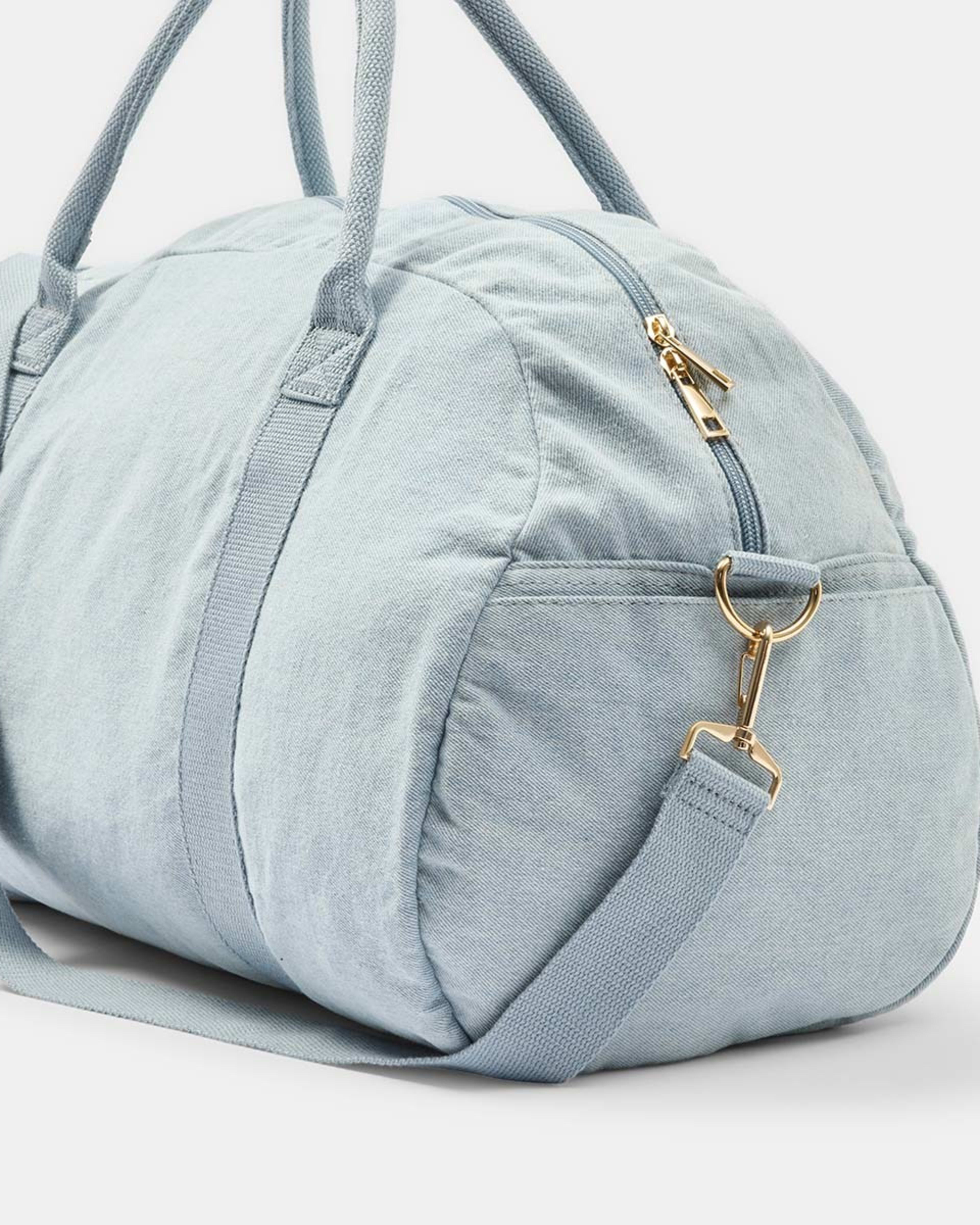 3 Casual Weekender Bag Chambray, 3 of 5