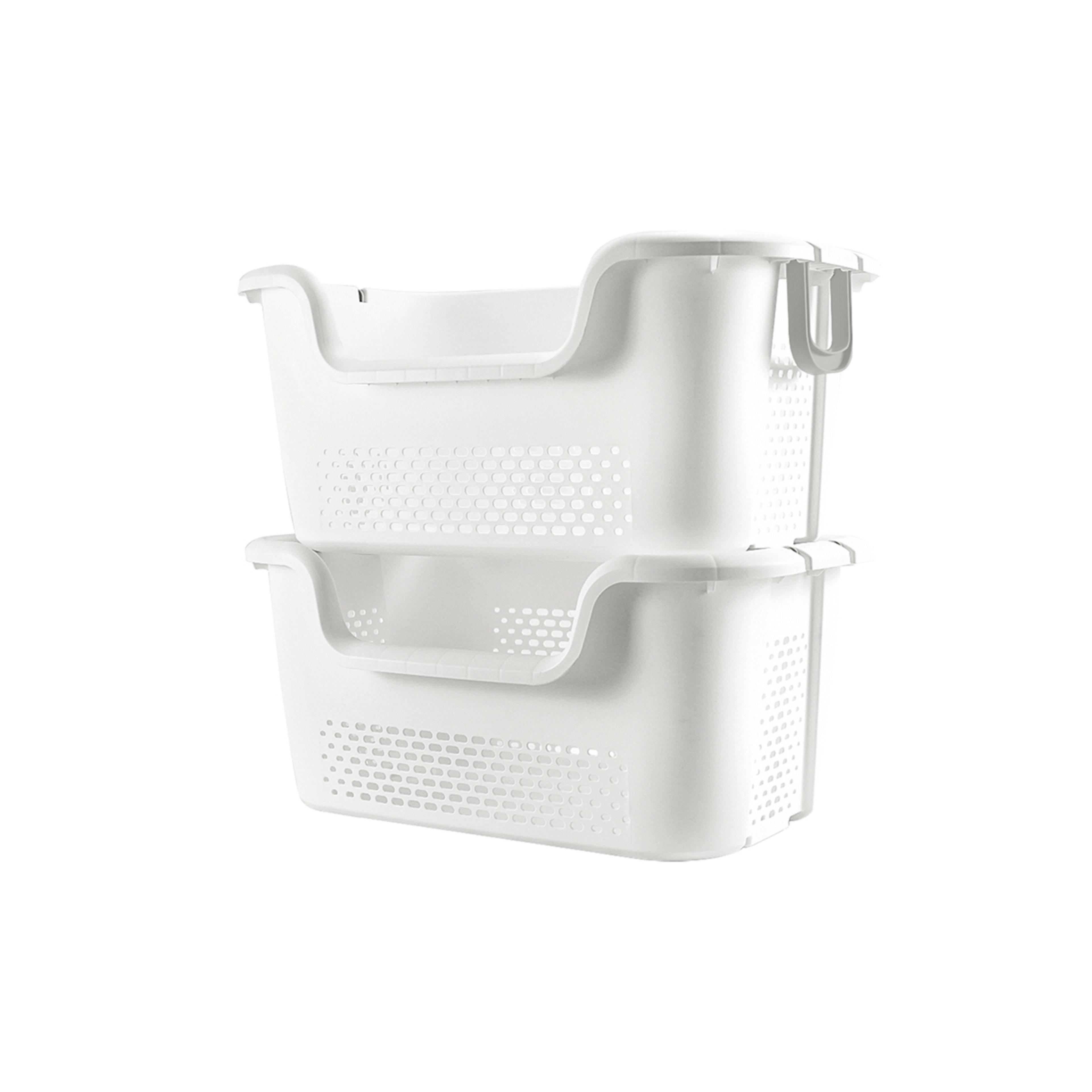 2 50L Gradient Stacking Laundry Basket, 2 of 2