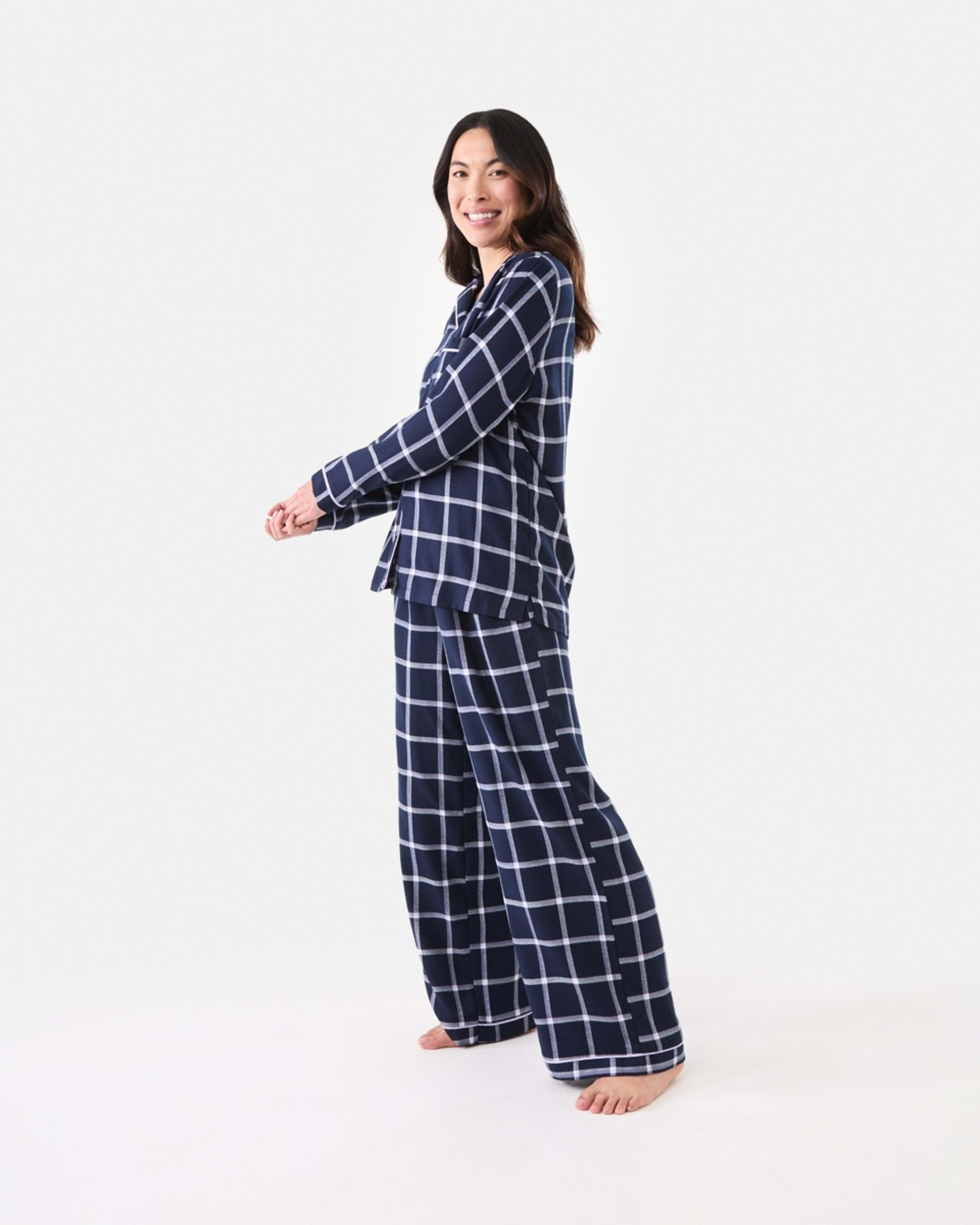 2 Classic Flannel Pyjama Set W Check N, 2 of 6