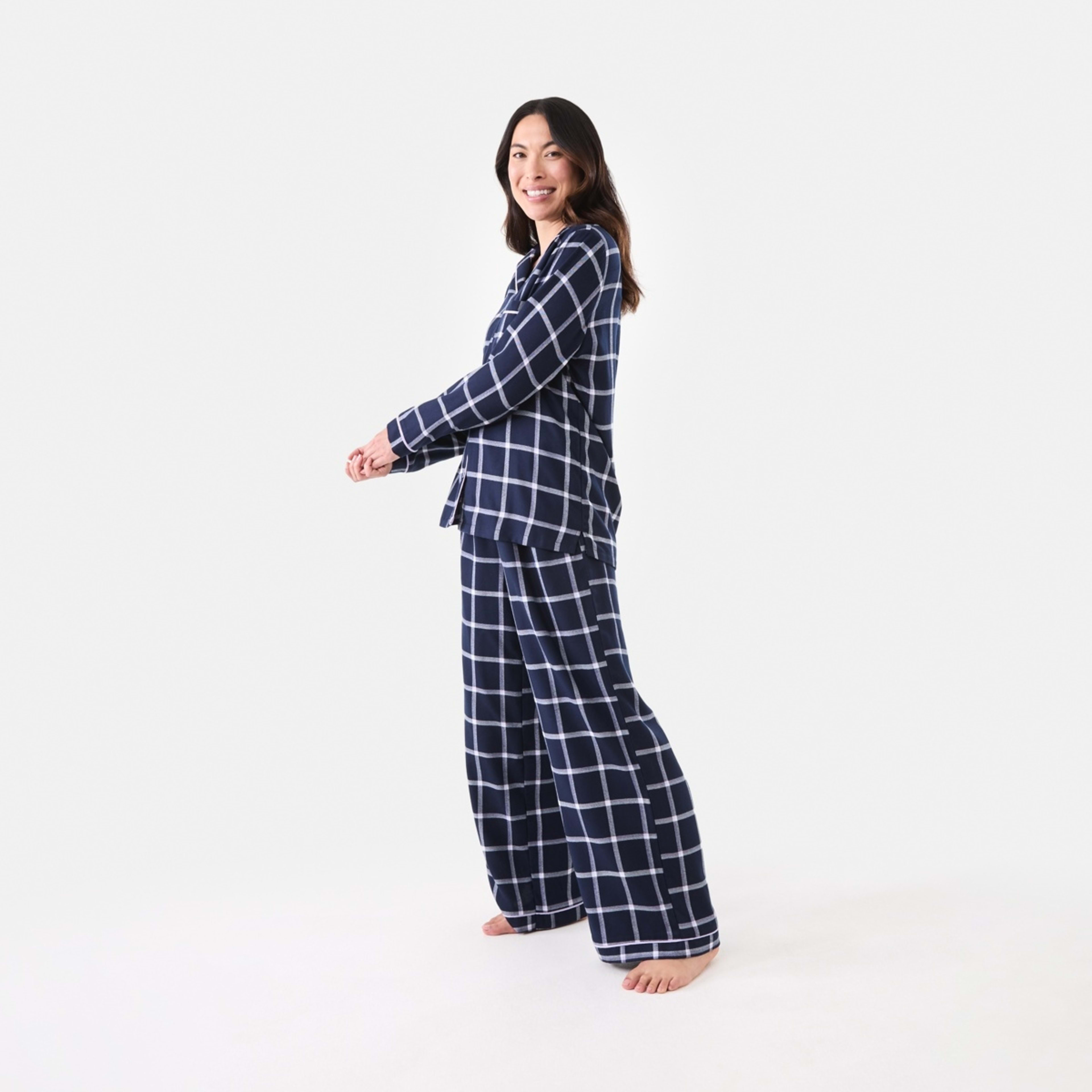 2 Classic Flannel Pyjama Set W Check N, 2 of 6