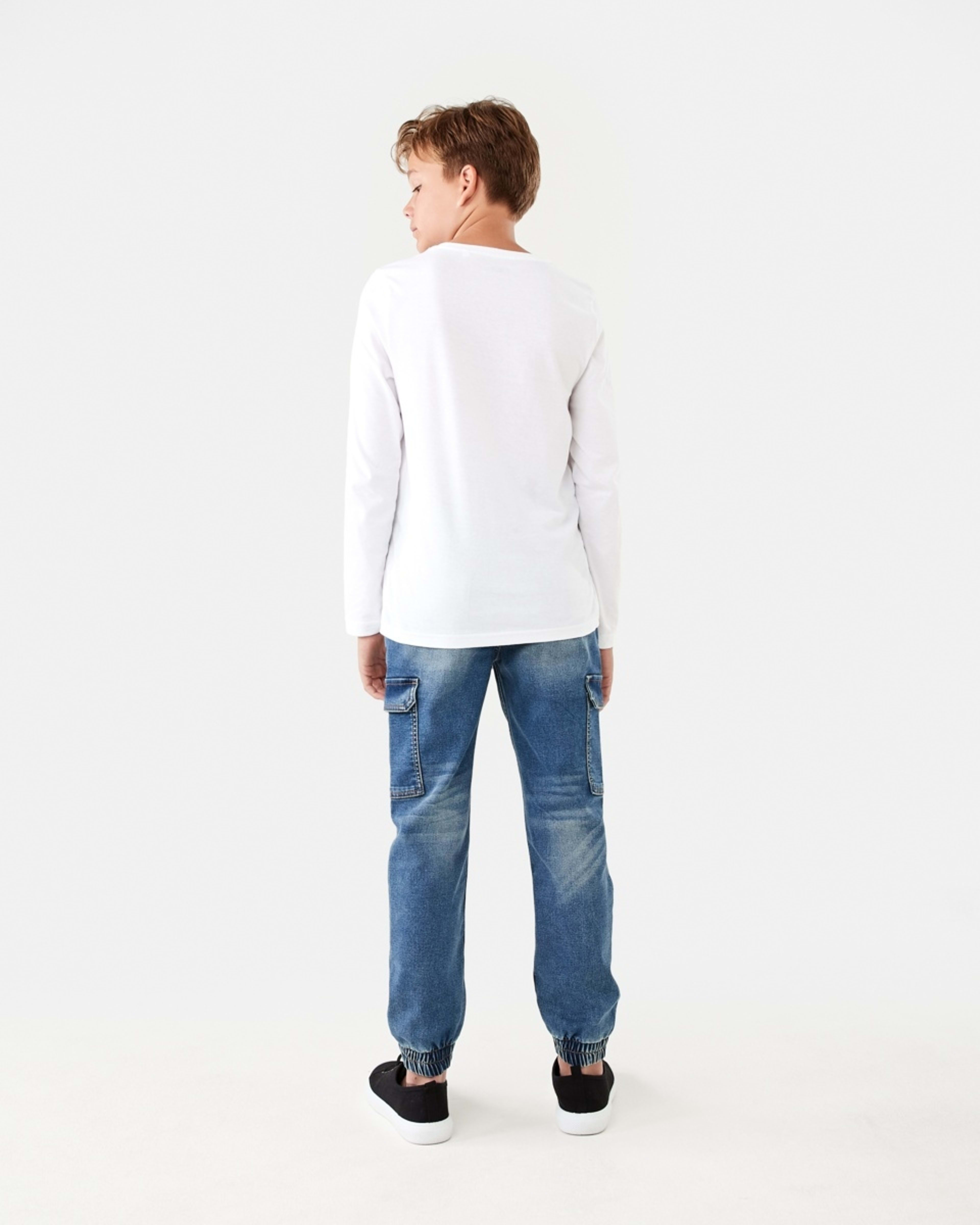 7 Denim Cargo Joggers Mid Wash, 7 of 9