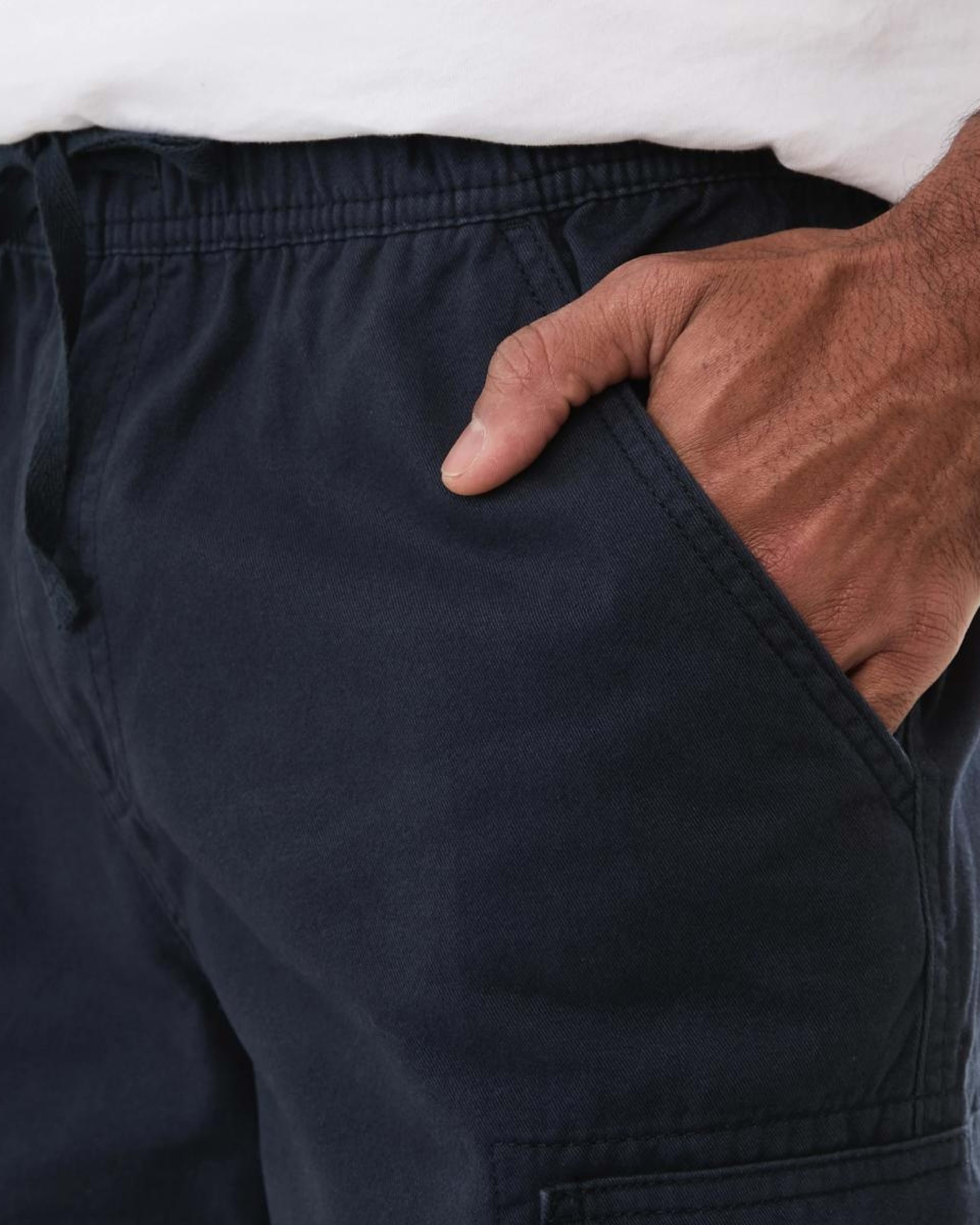 4 Elastic Waist Cargo Shorts PARISIAN NIGHT, 4 of 7