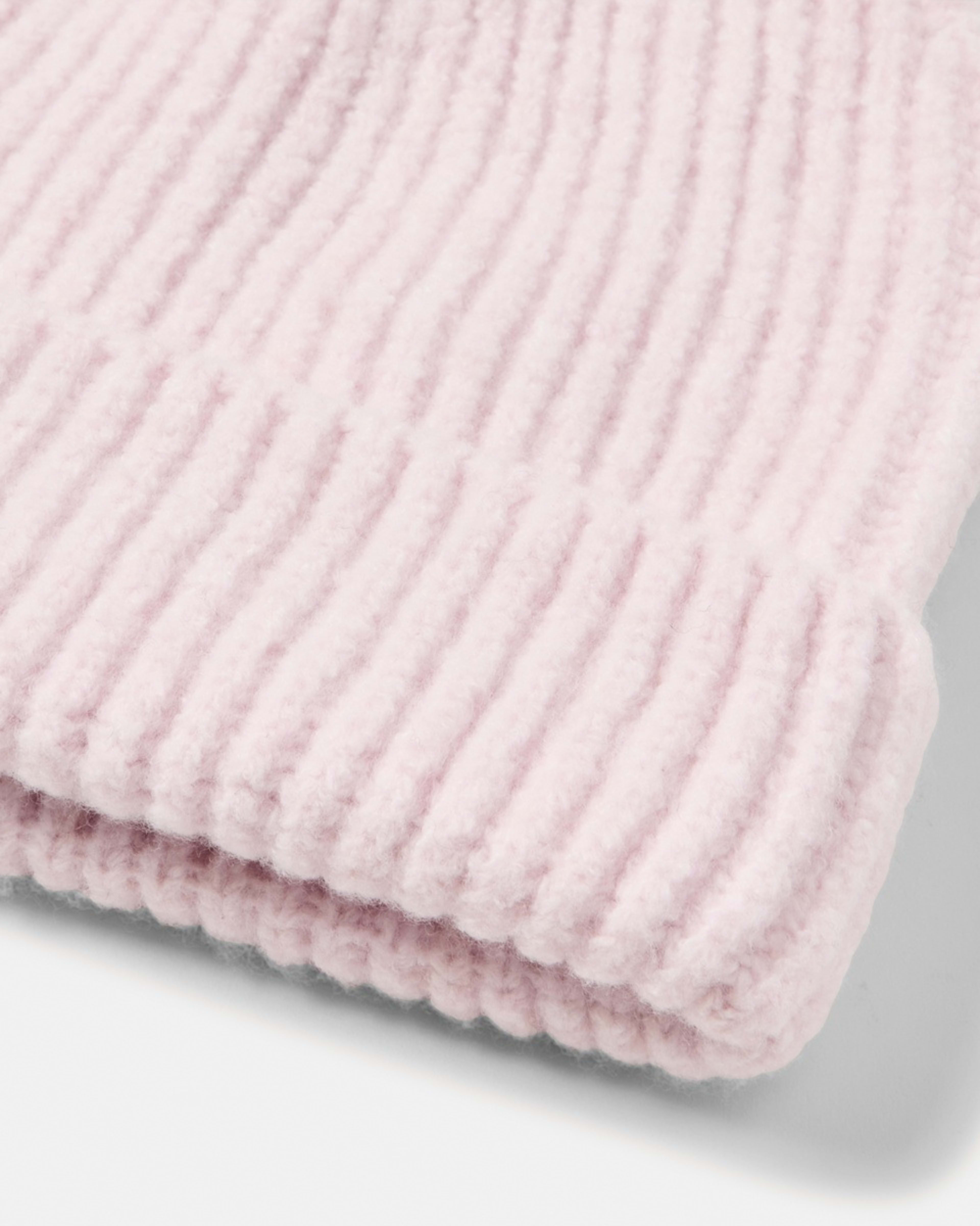 3 Basic Rib Beanie Soft Pink, 3 of 4