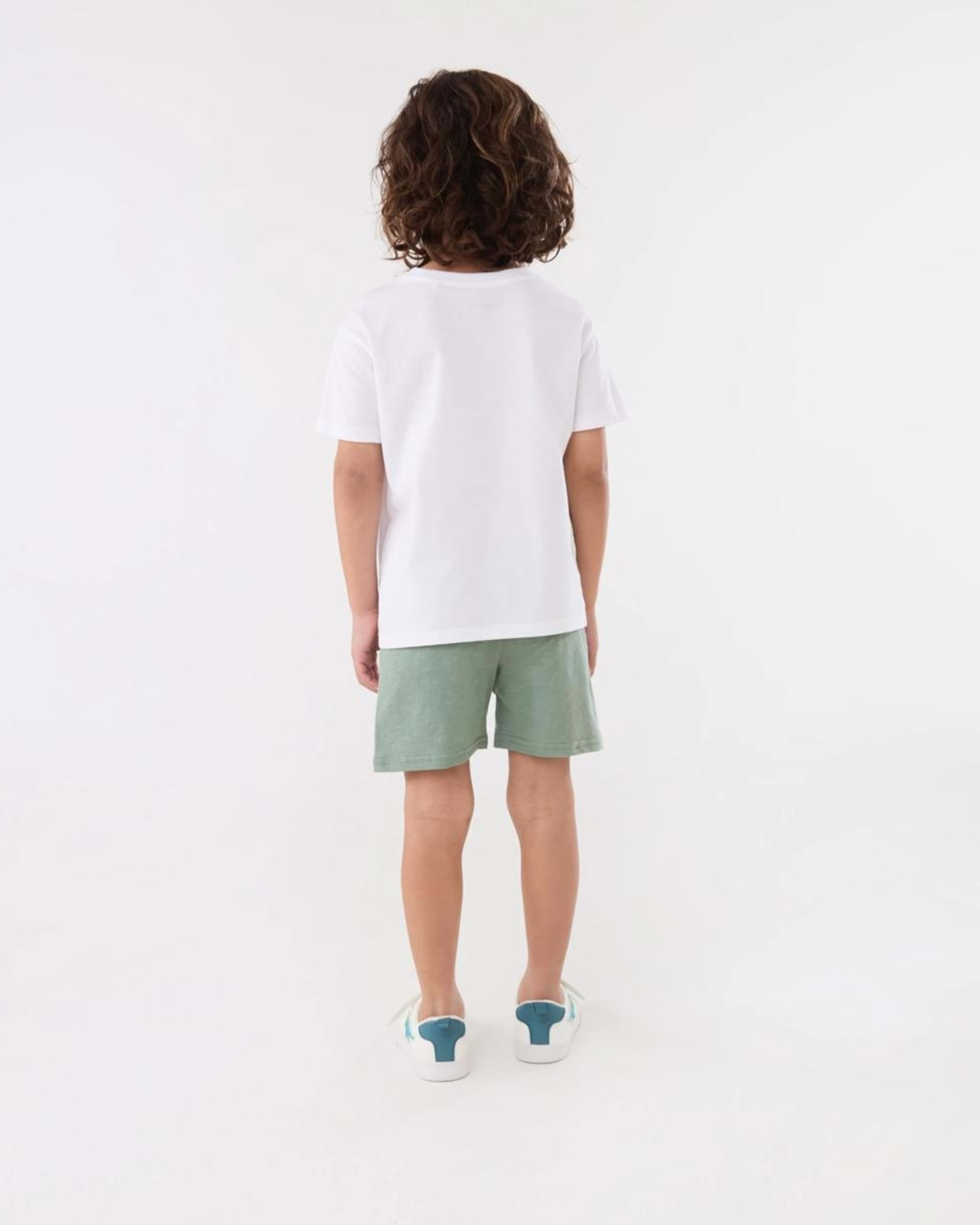 5 Cotton Knit Shorts CHINOIS GREEN, 5 of 5