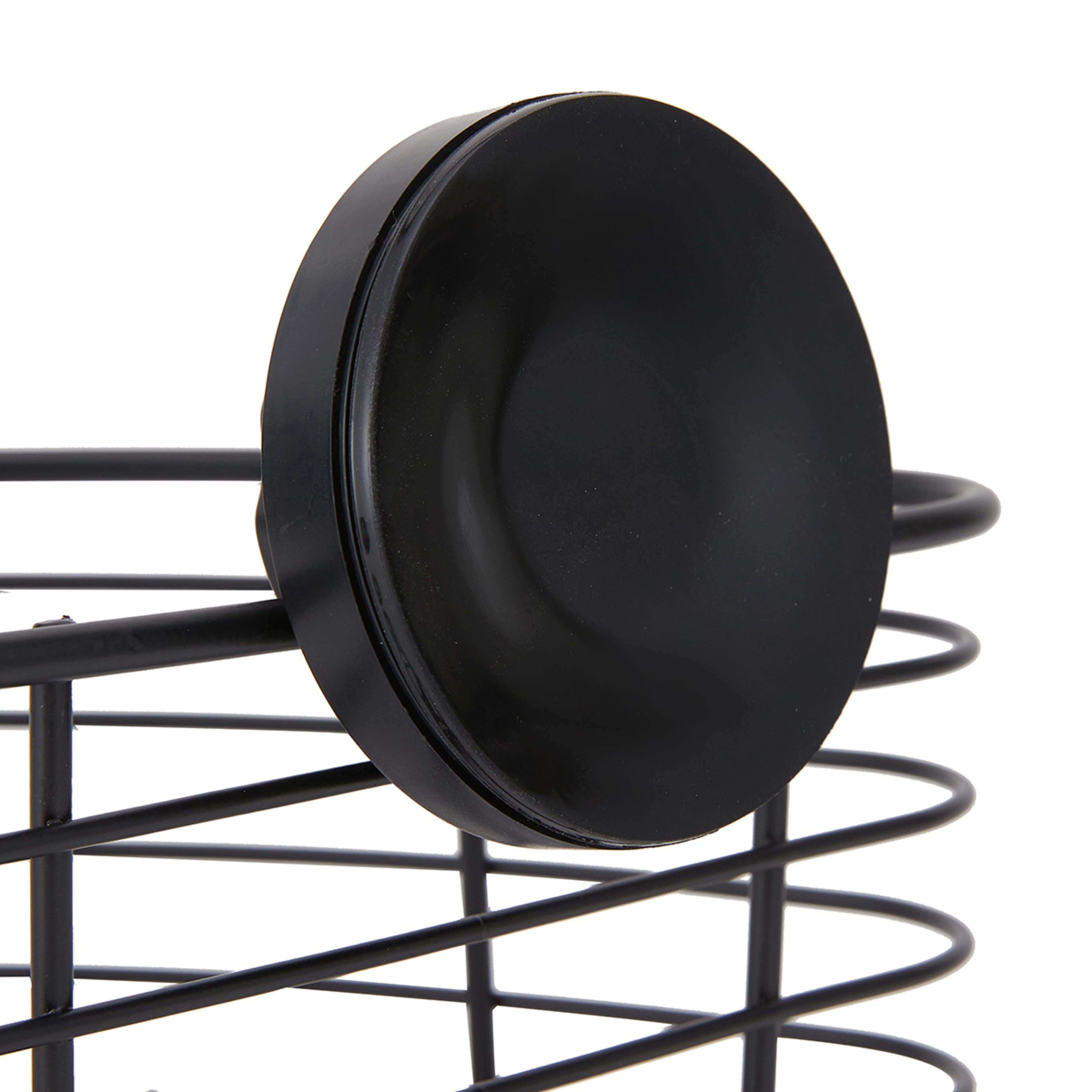 Black Suction Corner Caddy - Kmart