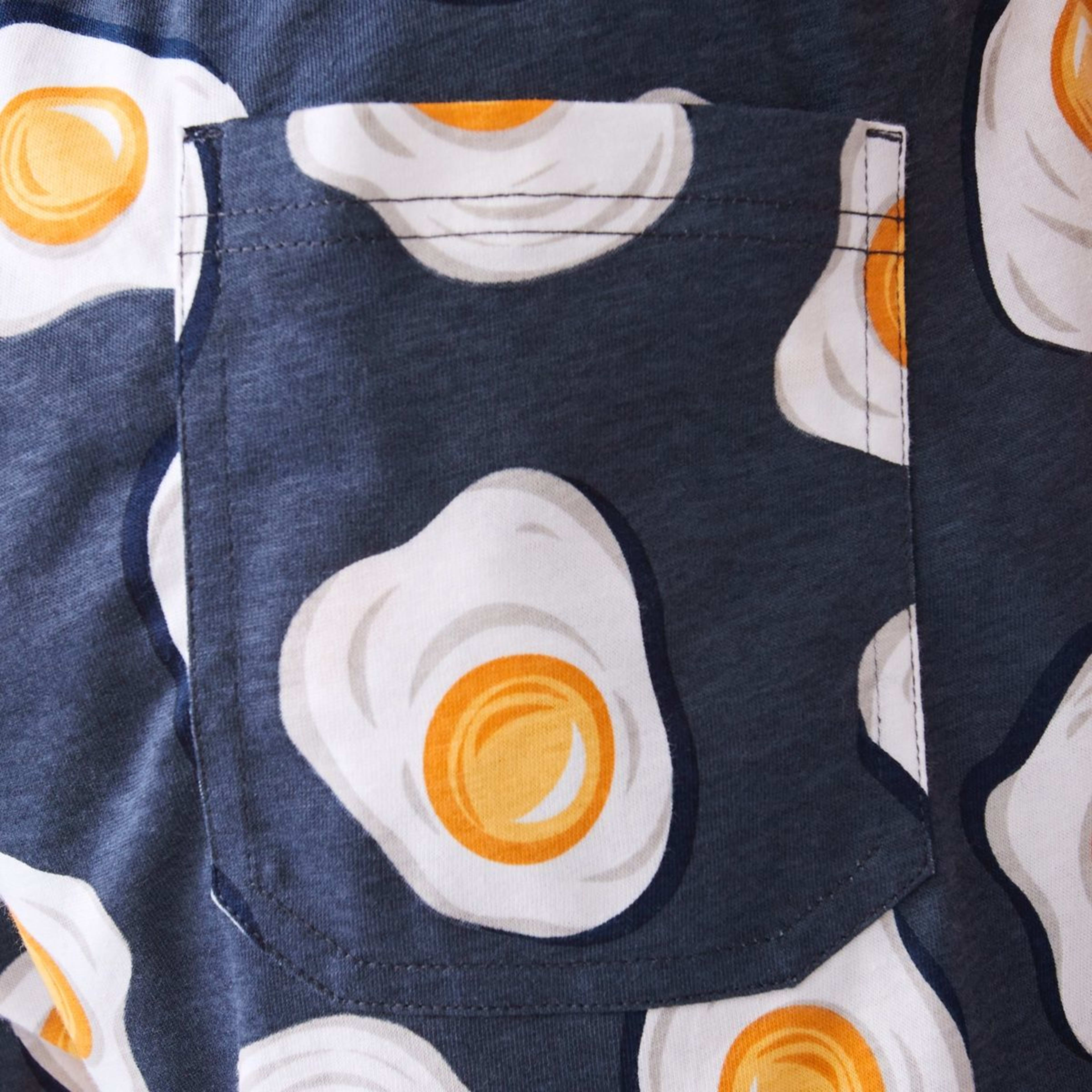 4 Knit Print Shorts Eggs Slice, 4 of 6
