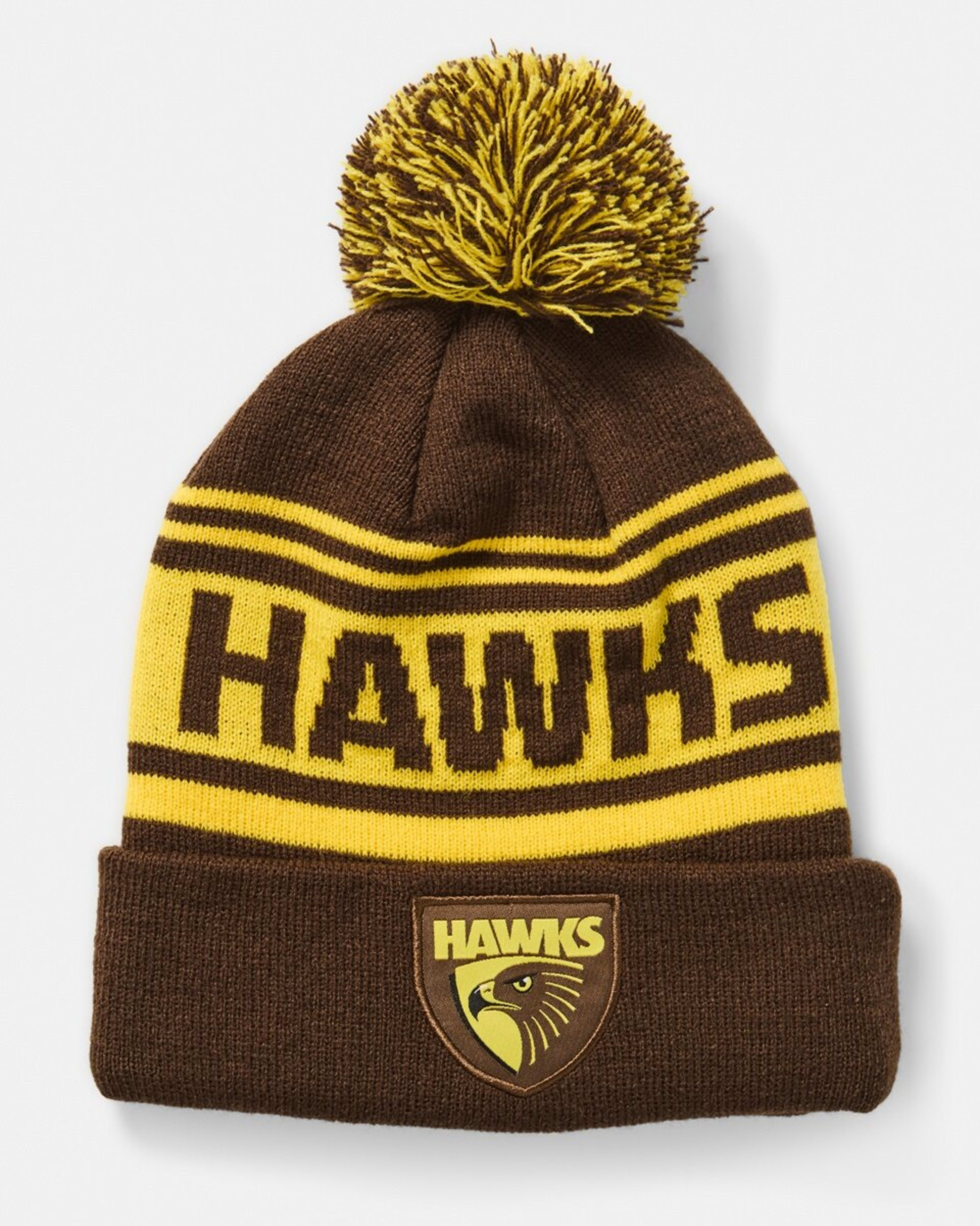 1 Official AFL Adult Beanie Hawthorn