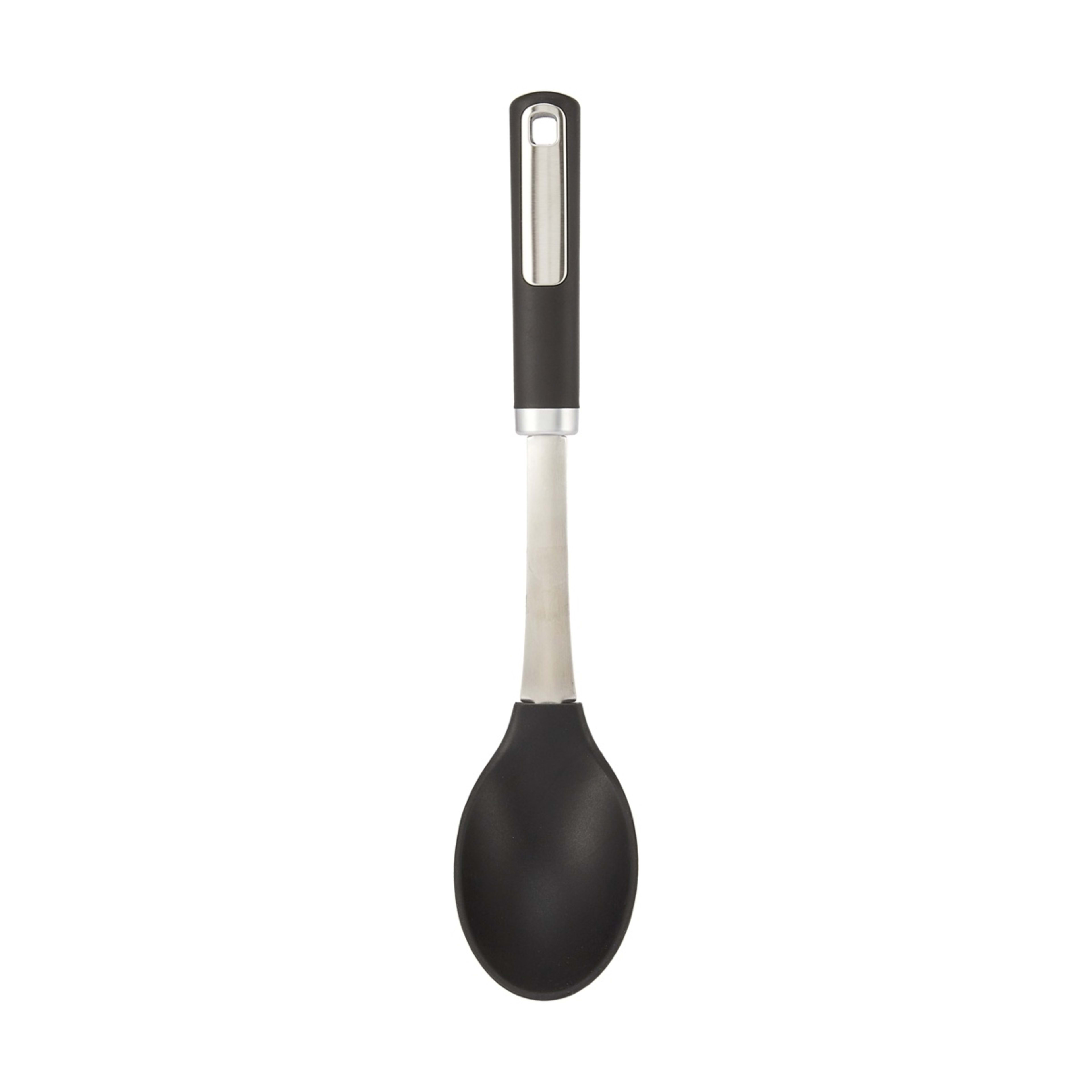 1 Silicone and Stainless-Steel Spoon with Soft Touch Handle