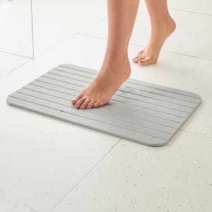 Stone Dry Bath Mat and Tray Set - Kmart NZ