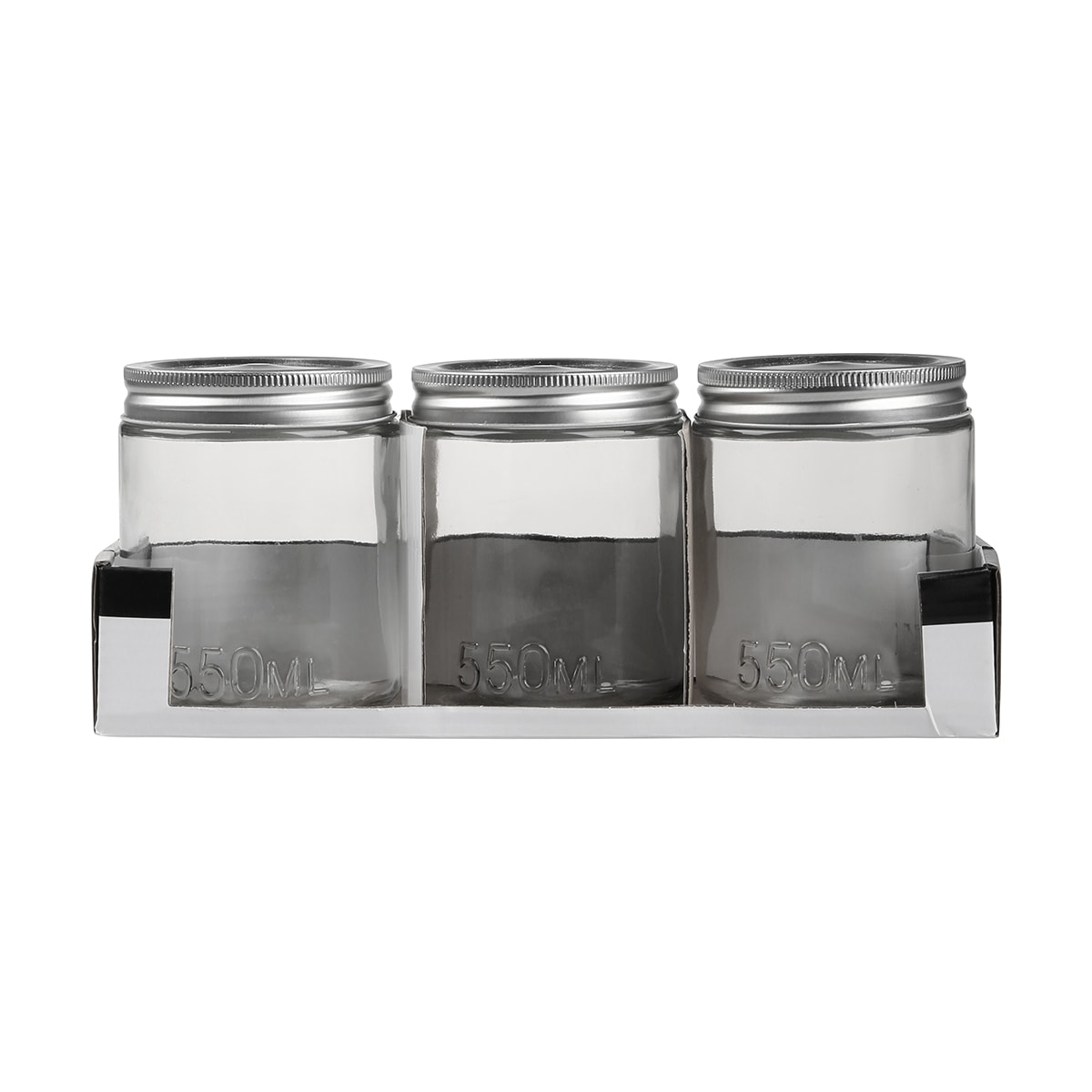 3 Preserving Jars 550ml Kmart