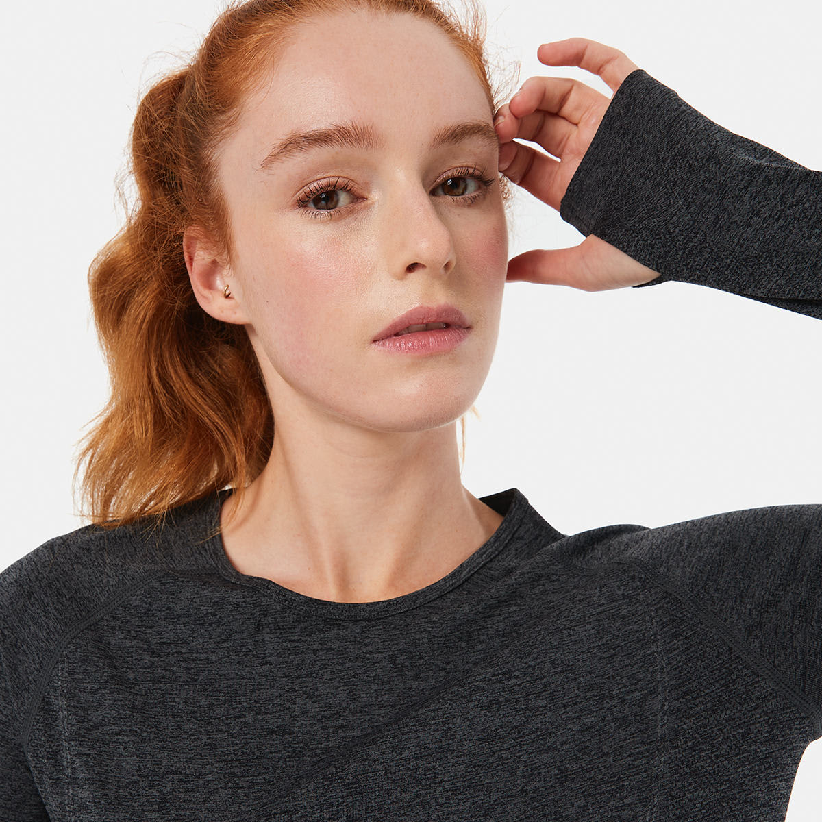 Active Womens Long Sleeve Seamfree Top Kmart