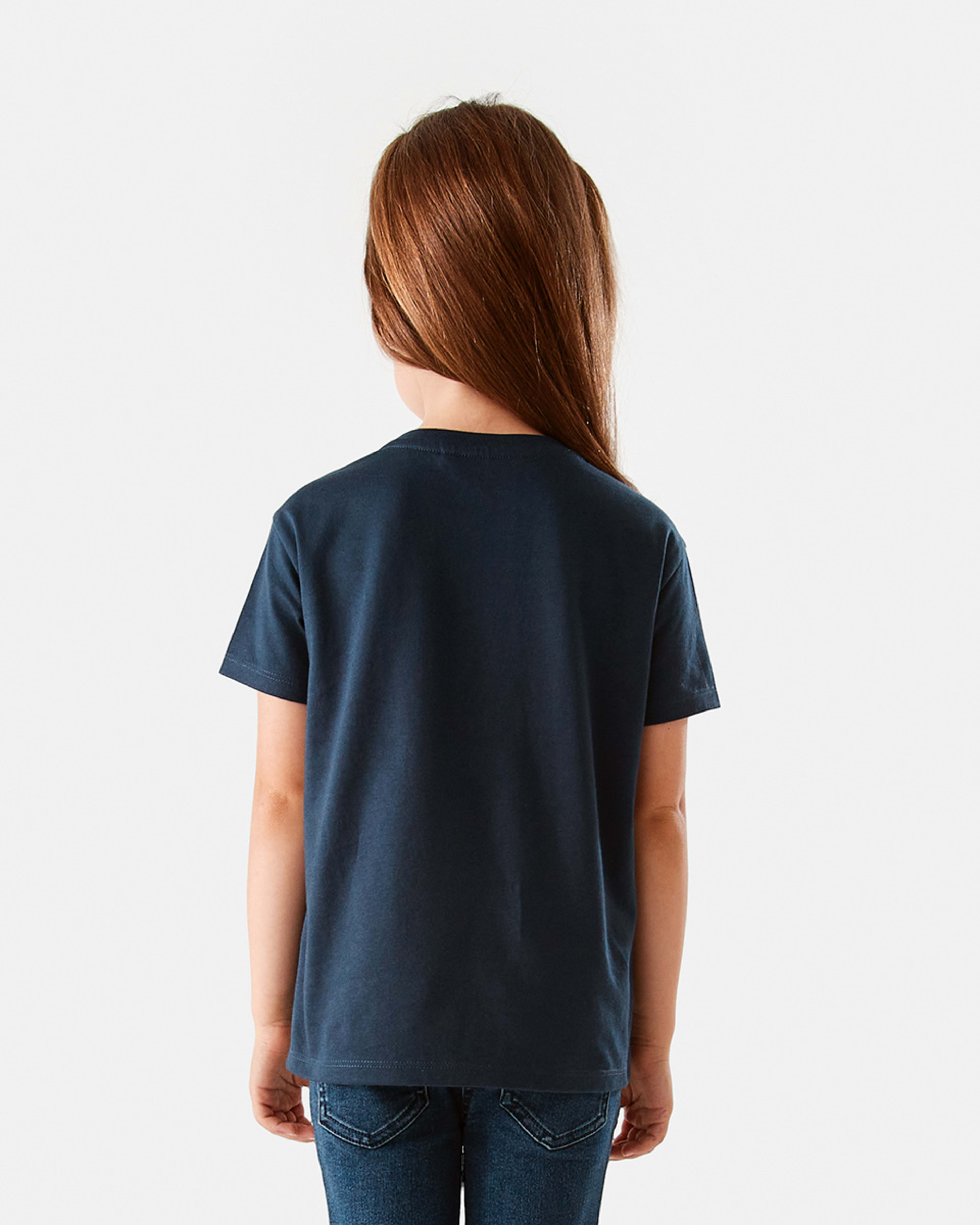 2 Short Sleeve Chest Print T-shirt Flower, 2 of 8