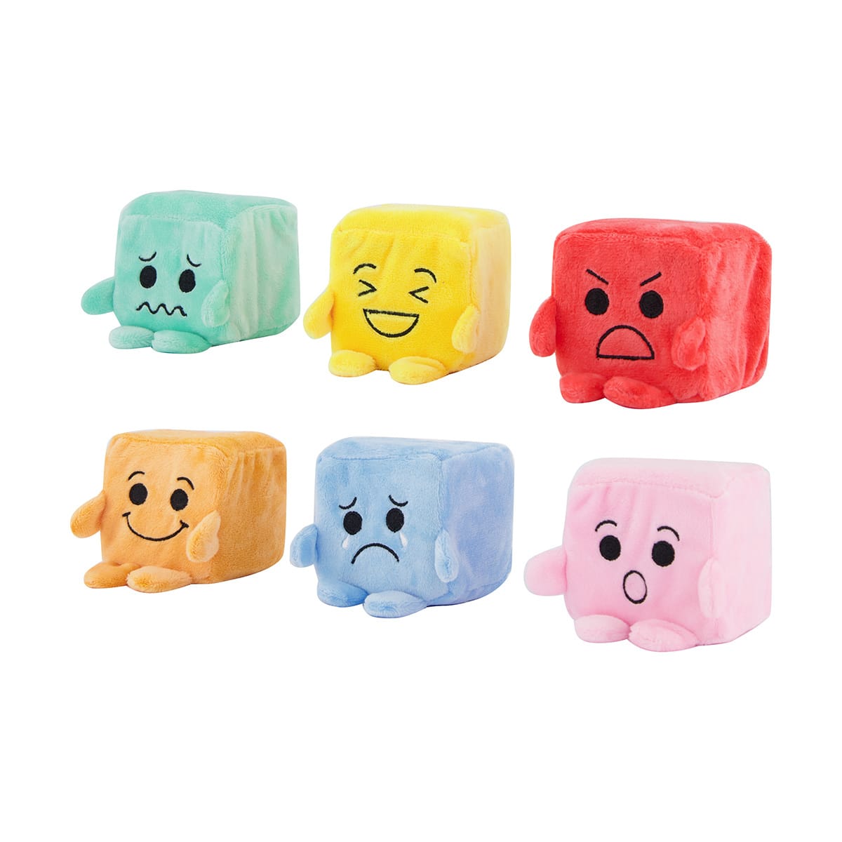 Mini Emotion Blocks Plush Assorted Kmart