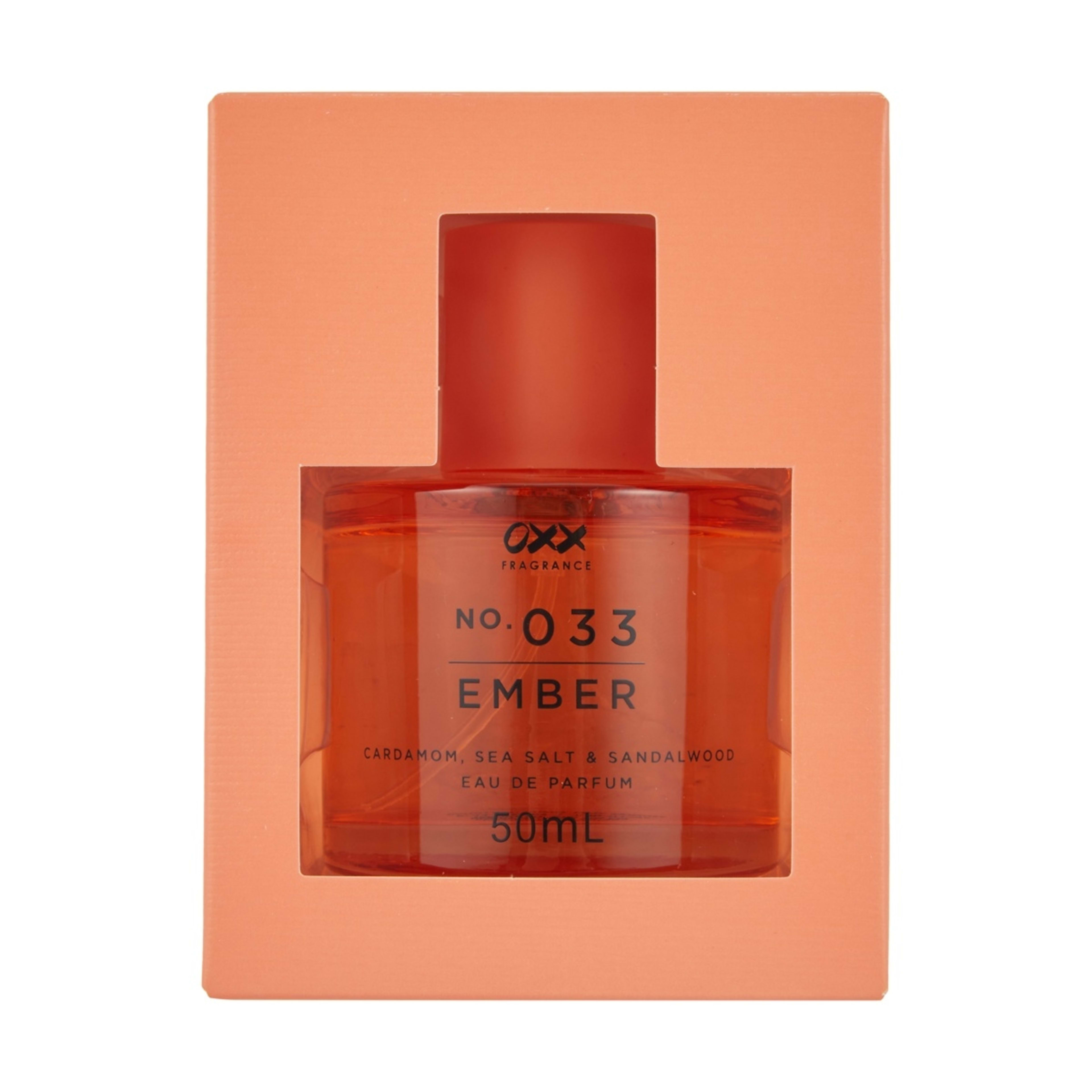 1 OXX Fragrance No. 033 Ember Eau De Parfum - Cardamom, Sea Salt and Sandalwood, 1 of 6