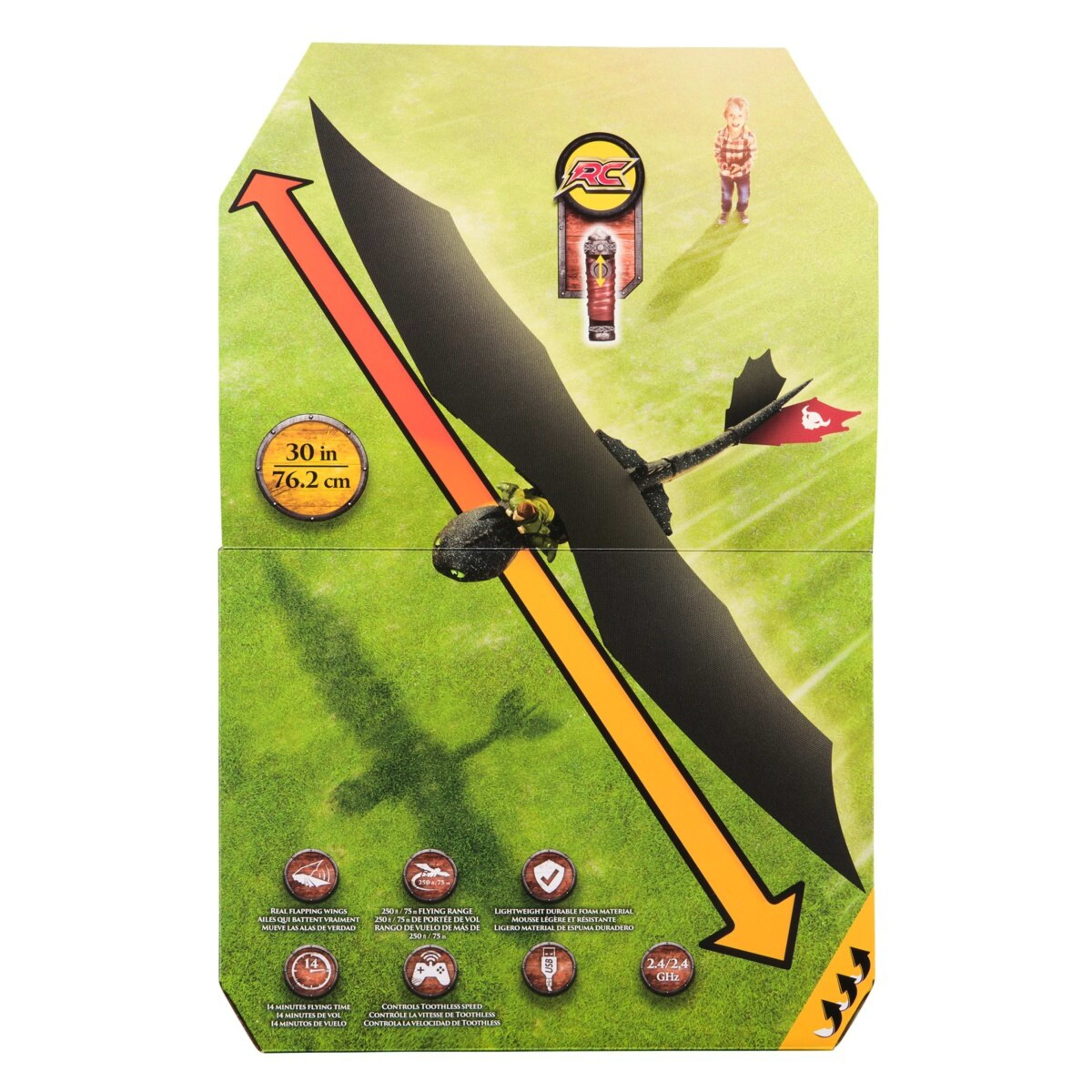 9 How To Train Your Dragon Real Flying Remote Control Toothless Action Figure, 9 of 10
