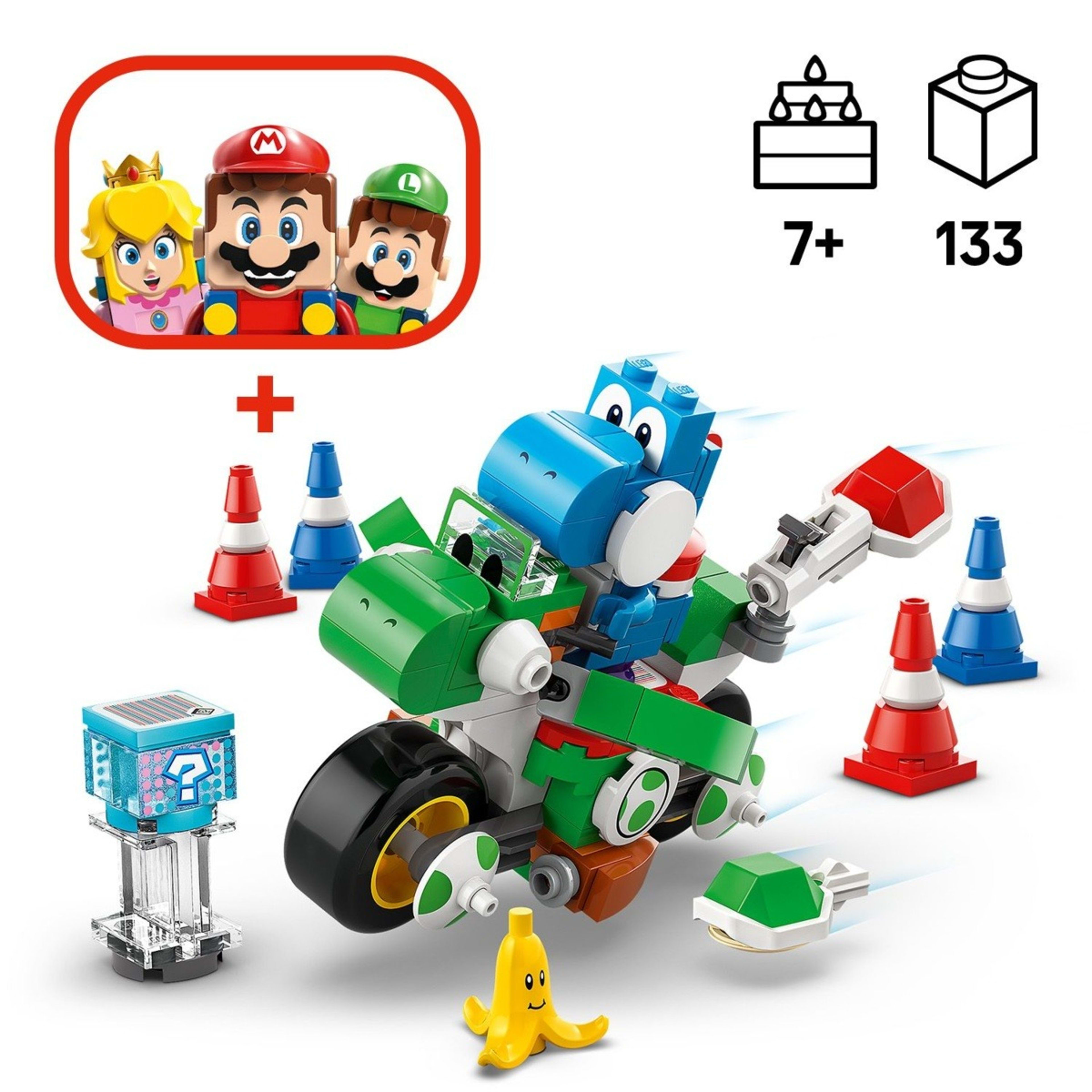 4 LEGO Super Mario: Mario Kart Yoshi Bike 72031, 4 of 10