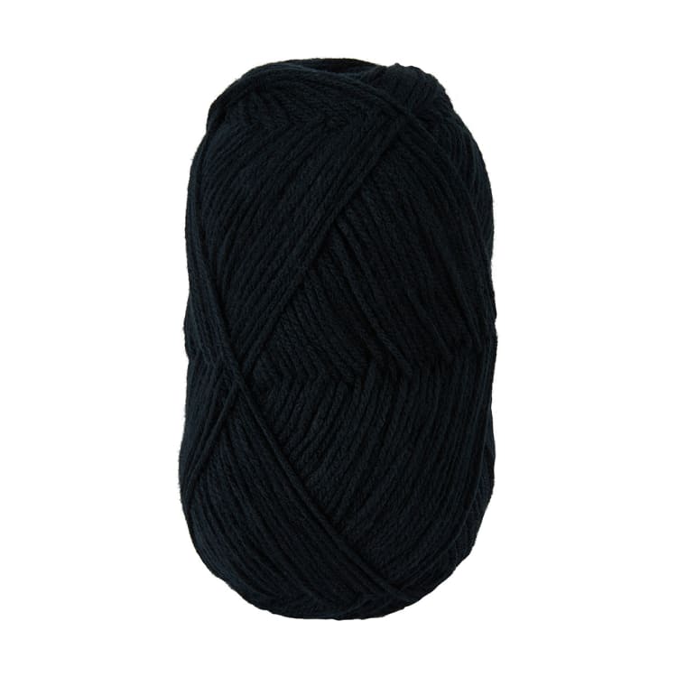 8 Ply Classic Acrylic Yarn Black Kmart