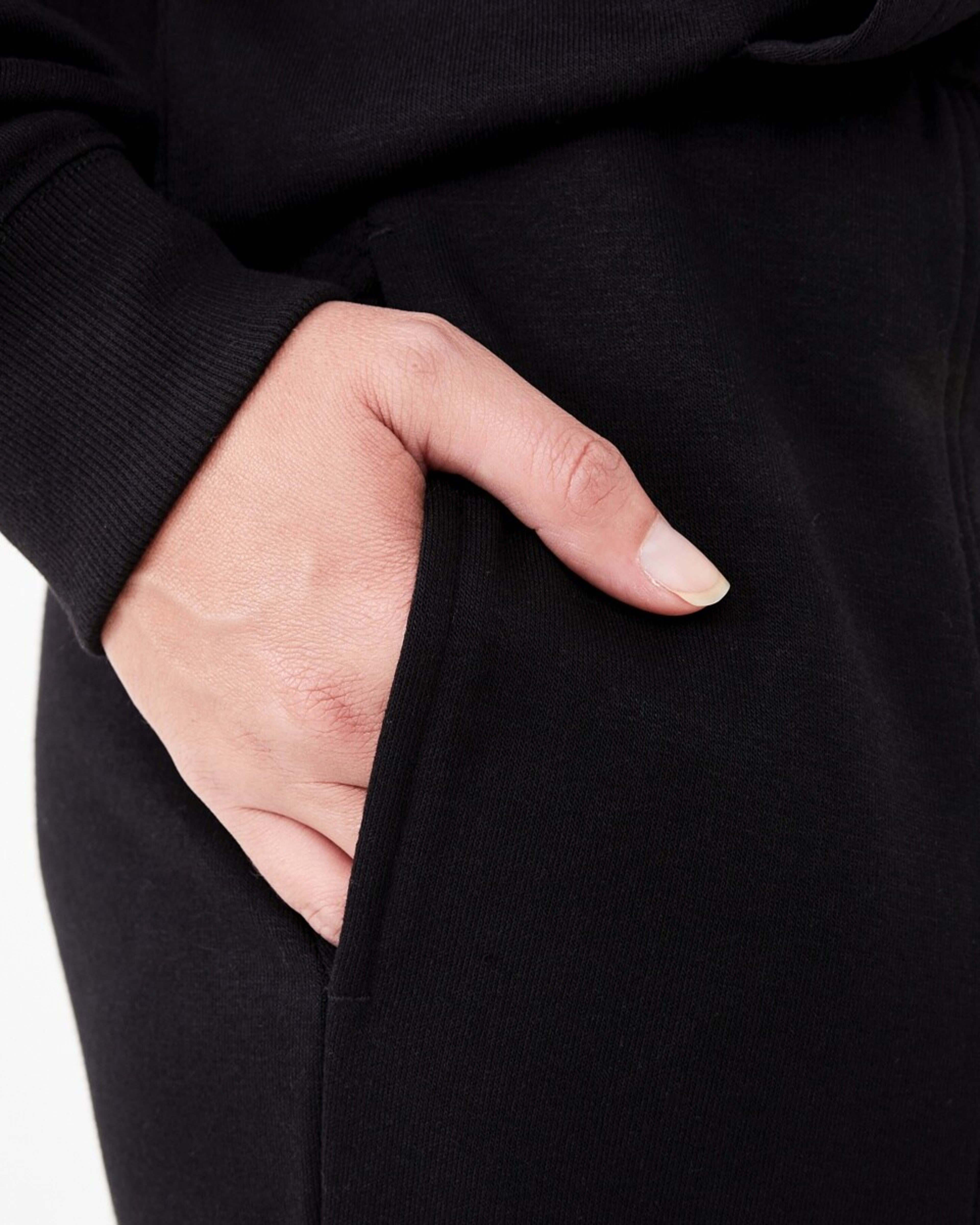 5 Active Womens Cuffed Trackpants BLACK, 5 of 5