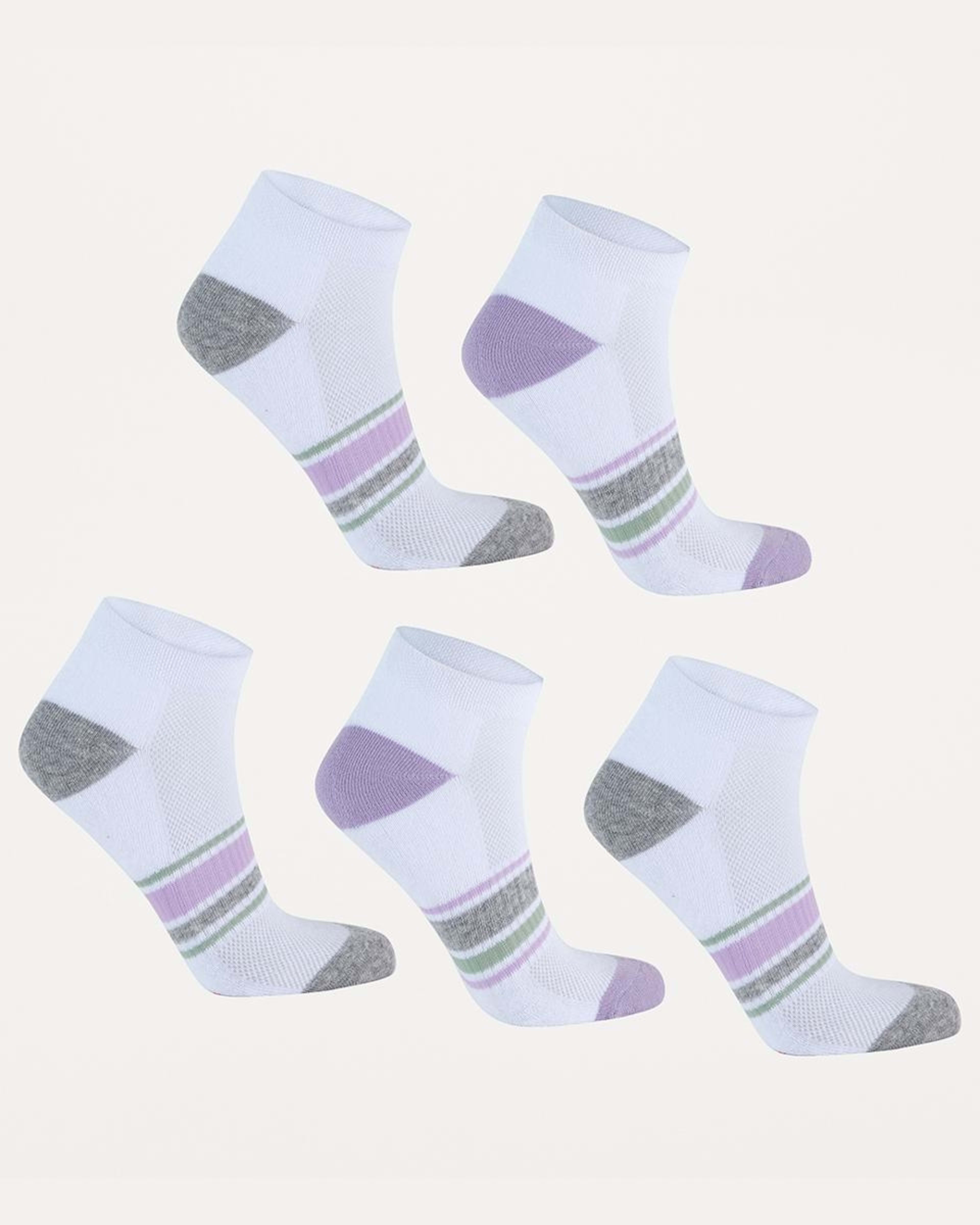 5 Pack Active Anklet Socks with Arch Support - Kmart