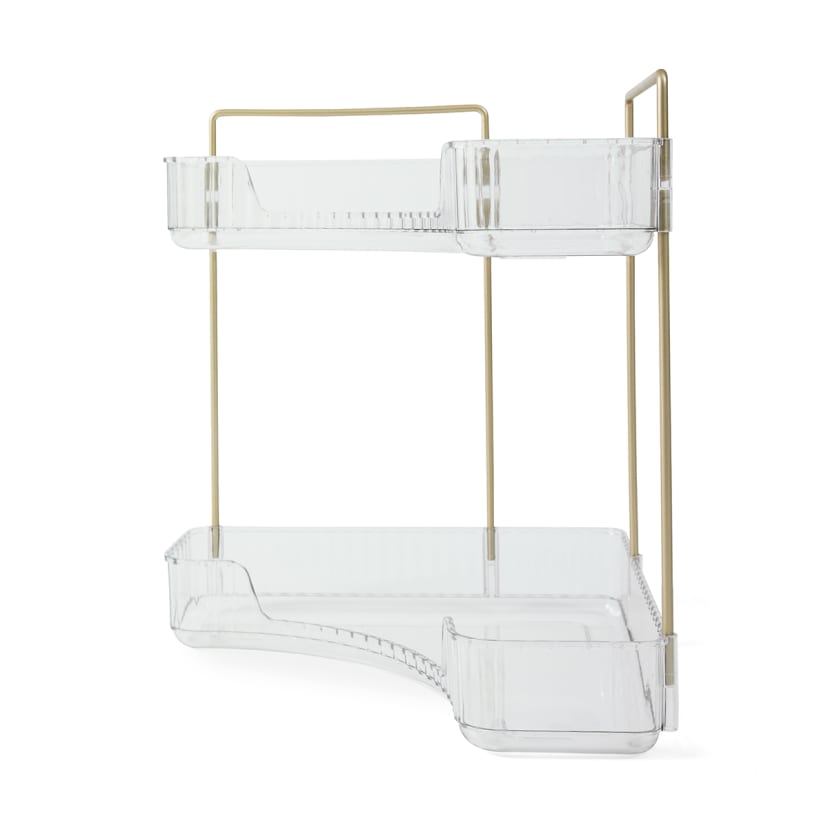 2 Tier Corner Bathroom Organiser - Kmart NZ