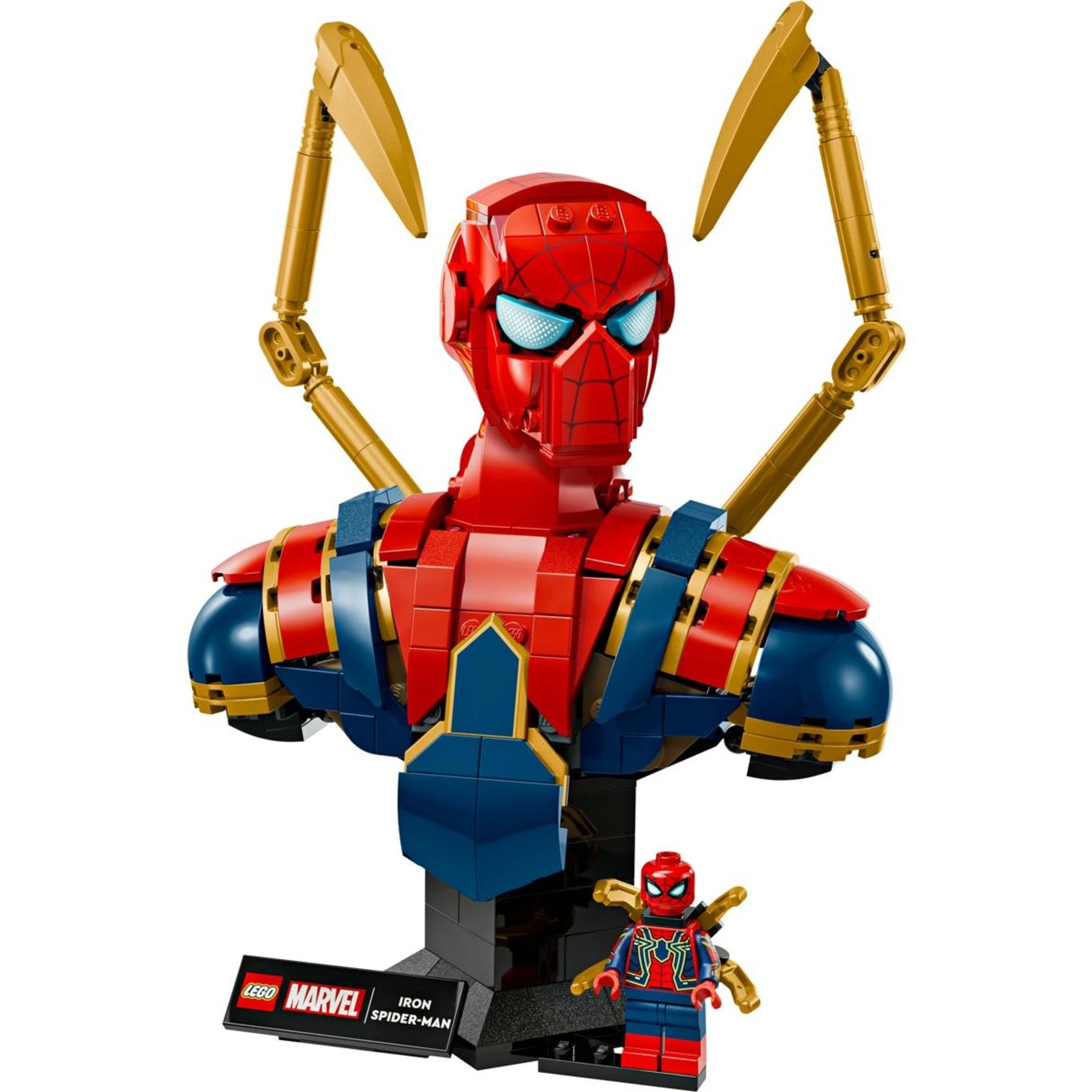 2 LEGO Super Heroes Iron Spider-Man Bust 76326, 2 of 10