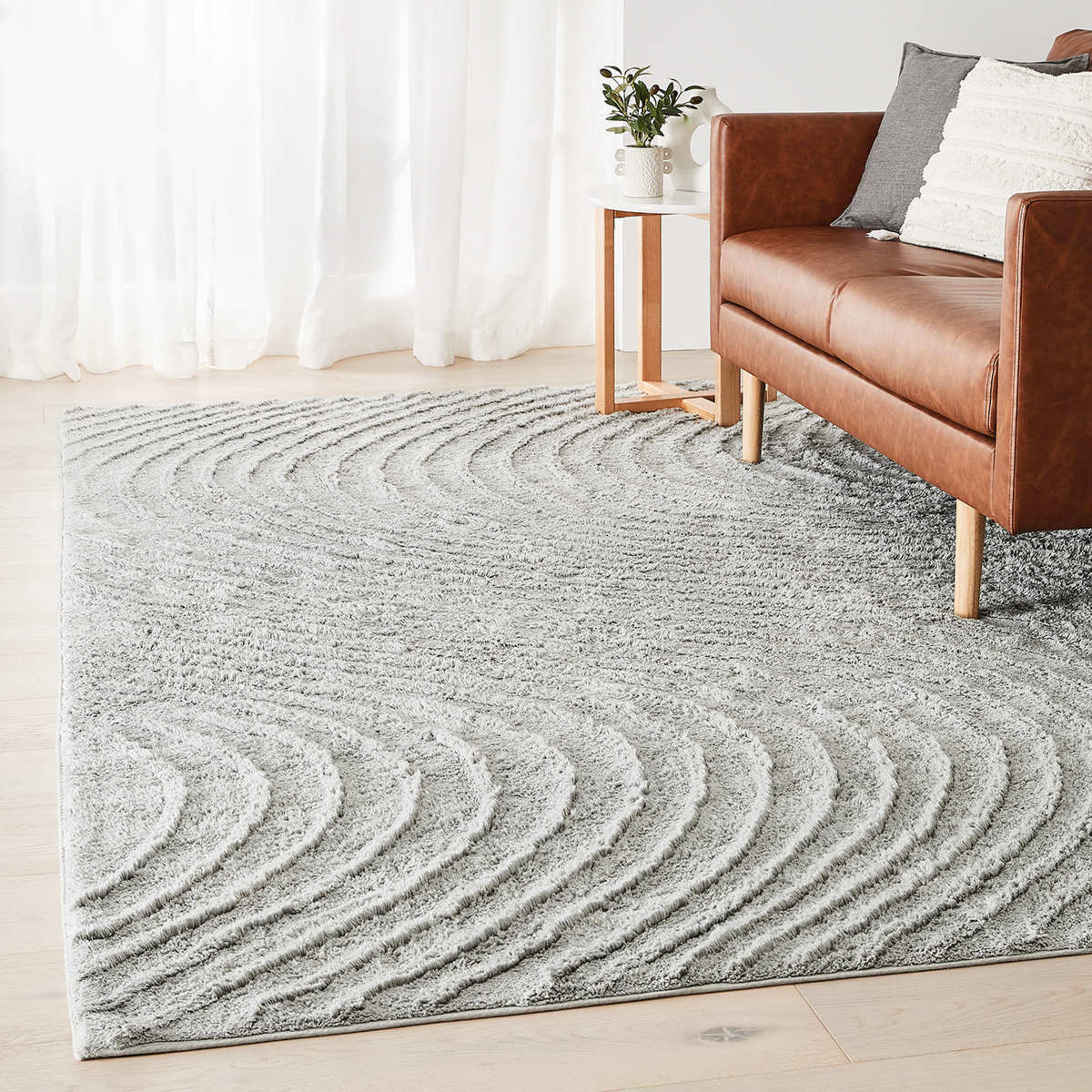 1 Axel Tufted Rug - Grey, Large - 235cm x 160cm
