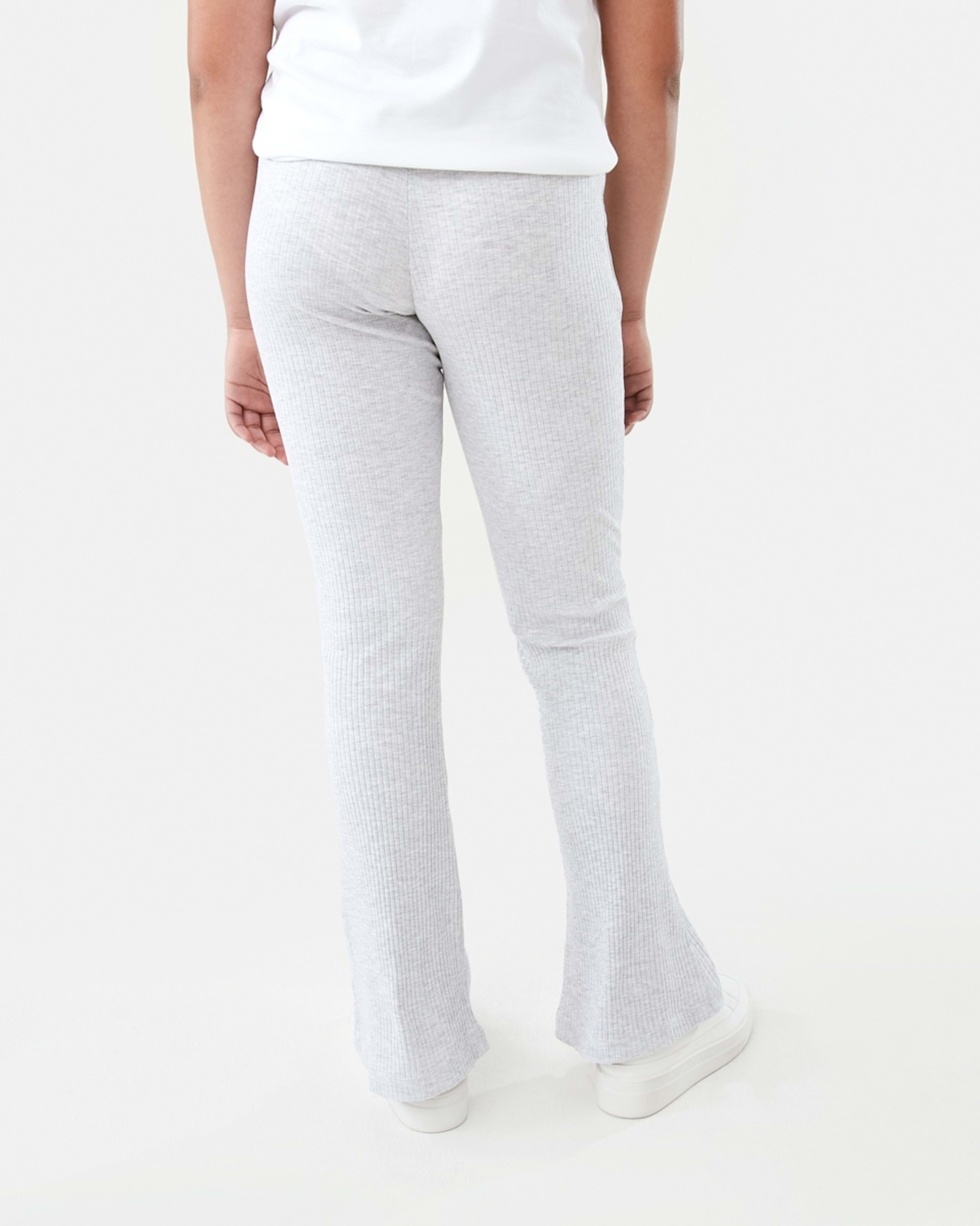 2 Rib Roll Waist Leggings Wht Marle, 2 of 8