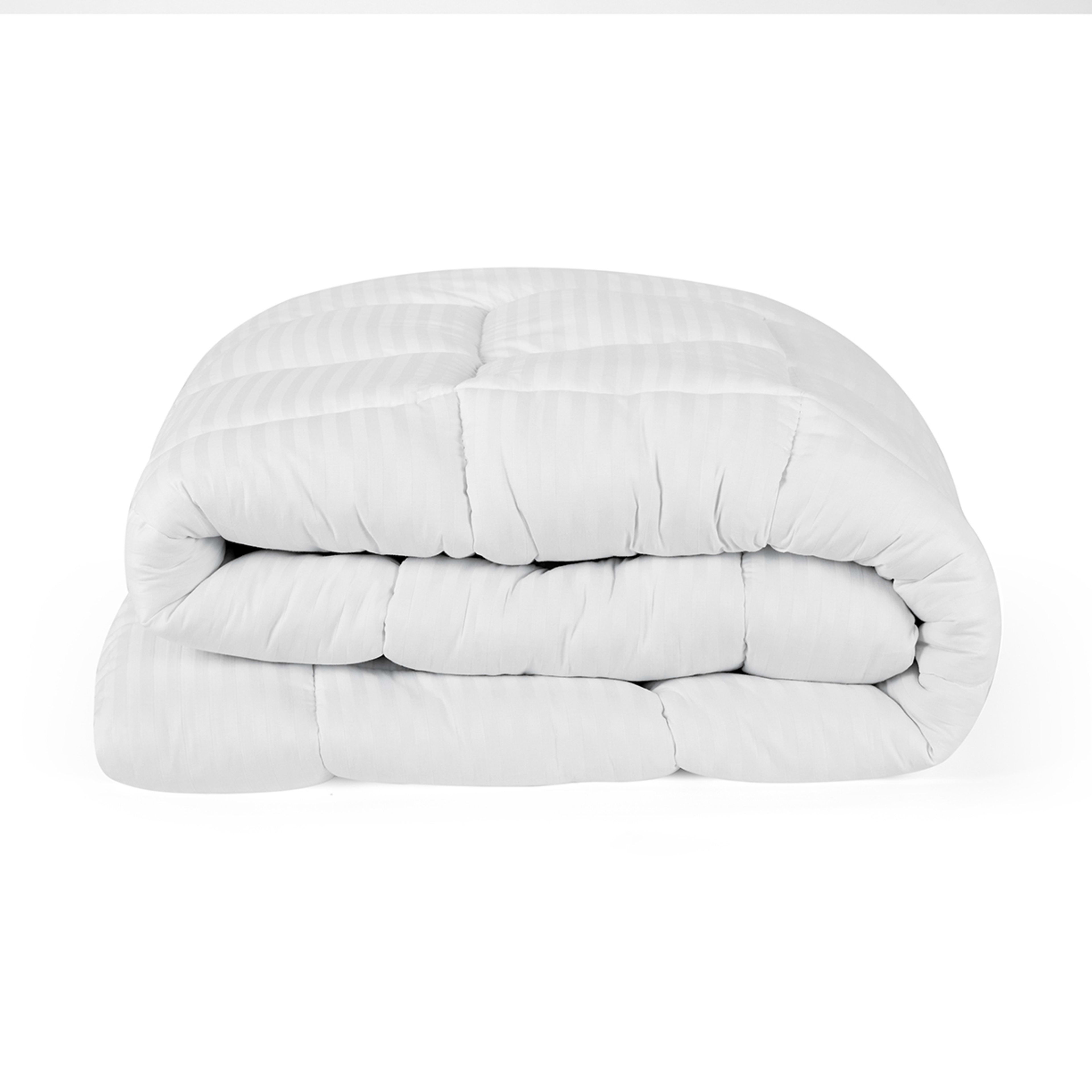2 High Loft Mattress Topper - Double Bed, White, 2 of 5