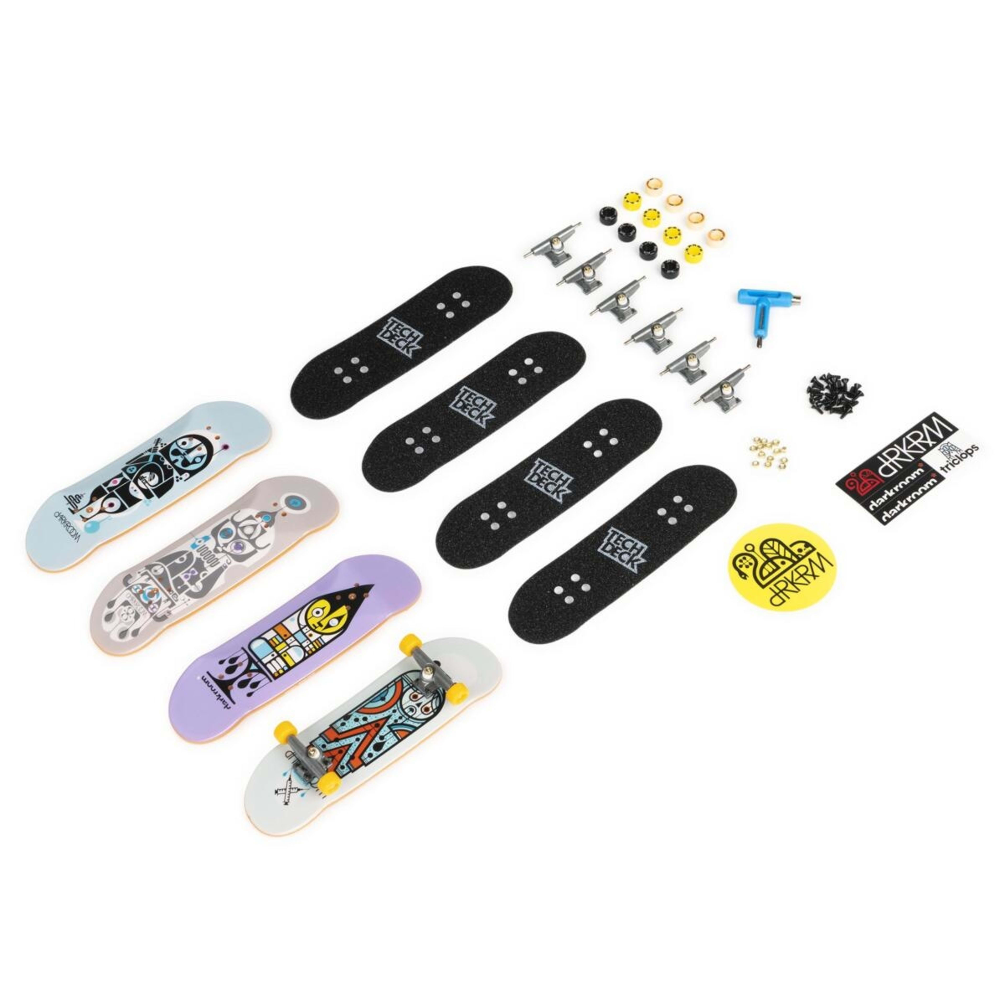 4 Pack Tech Deck 96mm Fingerboard Assorted Kmart
