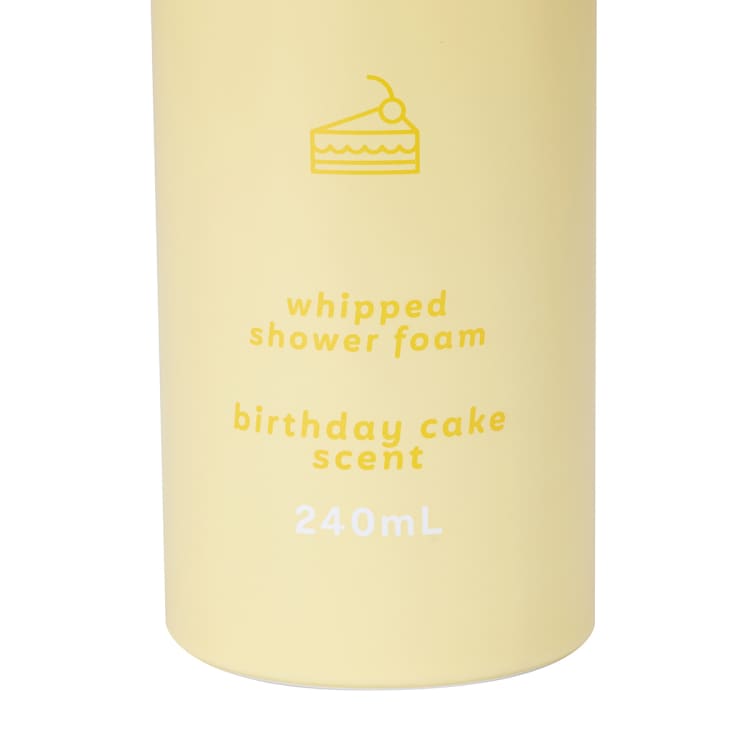 Whip It Up Whipped Shower Foam 240ml Birthday Cake Scent Kmart