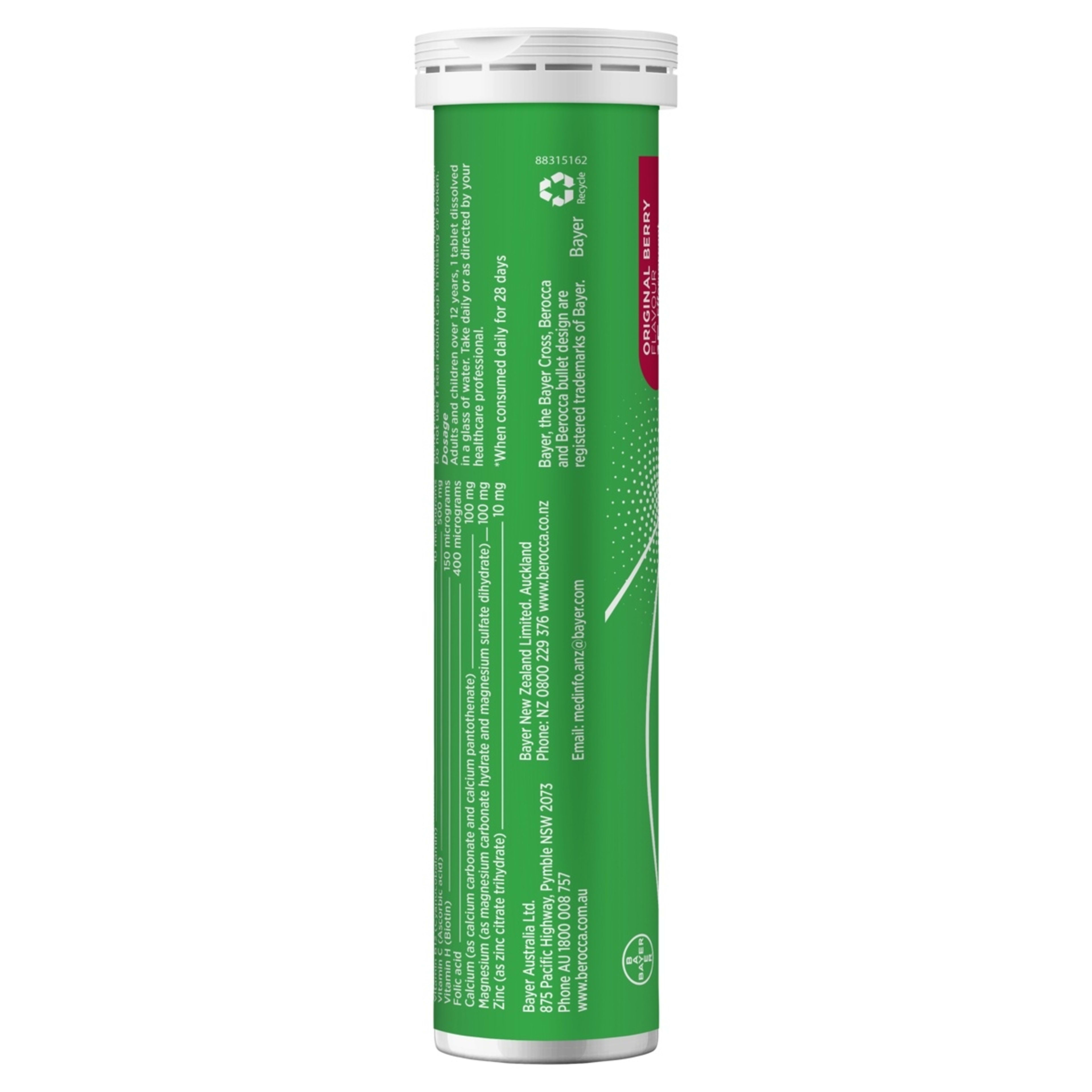 5 15 Pack Berroca Energy Original Berry Flavour Effervescent Tablets, 5 of 10