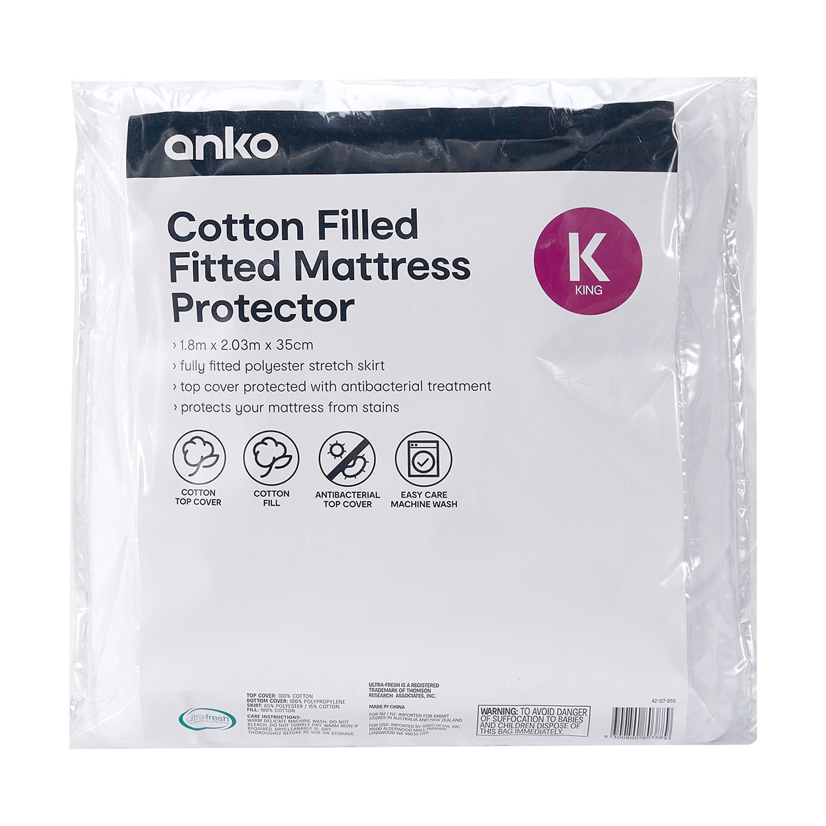 super king mattress protector kmart