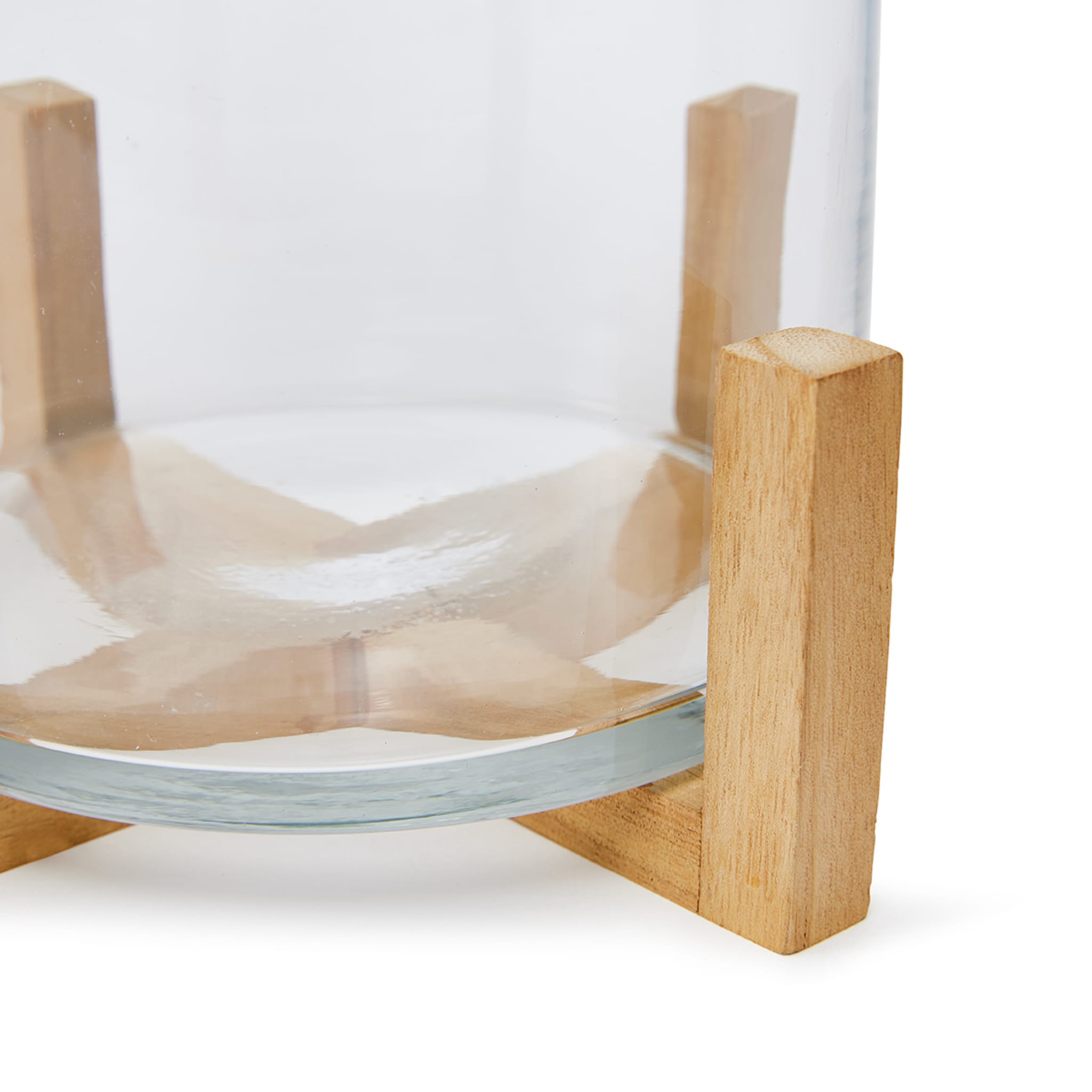 Glass Pillar Holder on Stand Kmart